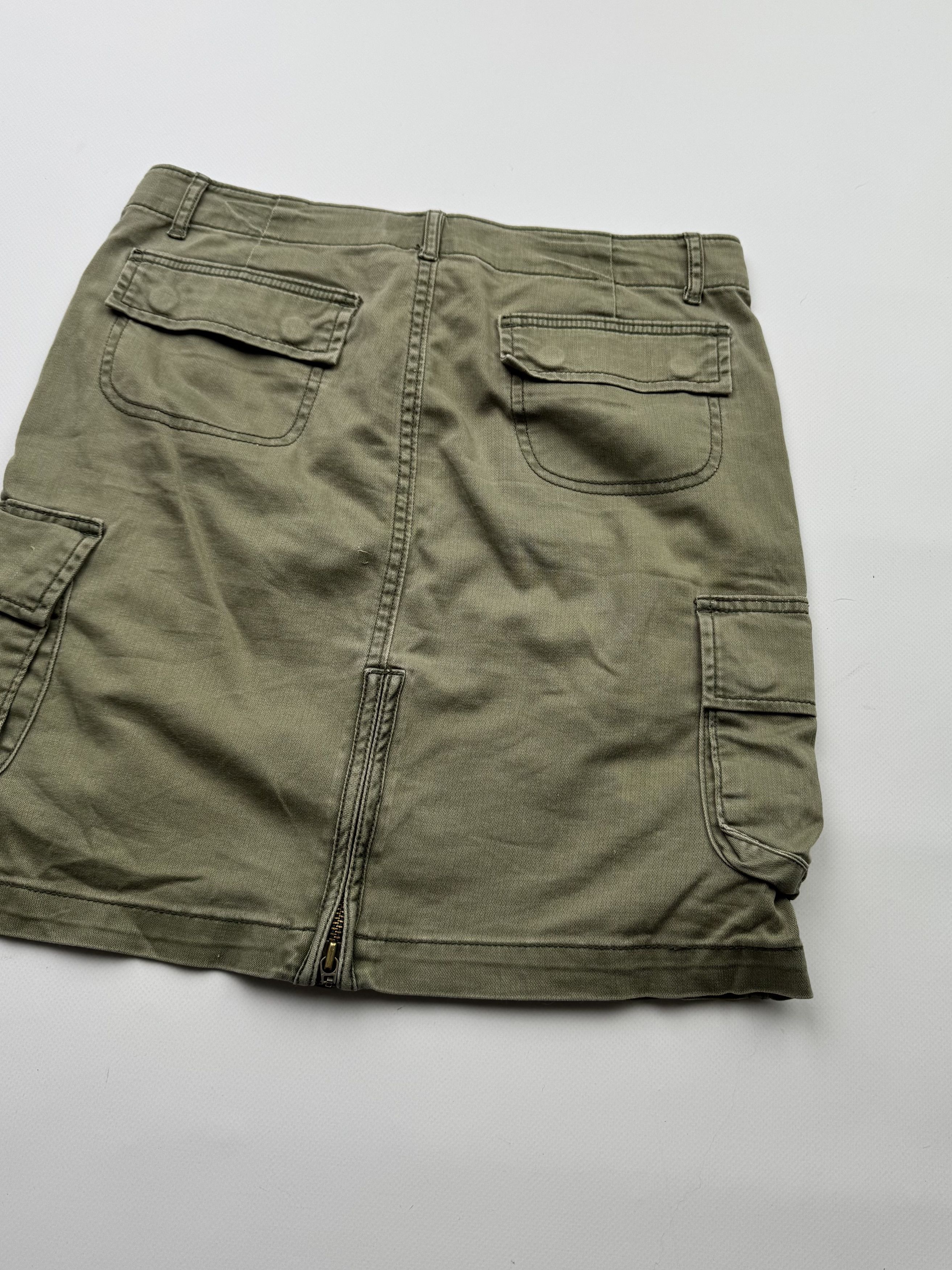 Japanese Brand Vintage Cargo Skirt B688(V472)E2 Size 27" / US 4 / IT 40 - 7 Thumbnail