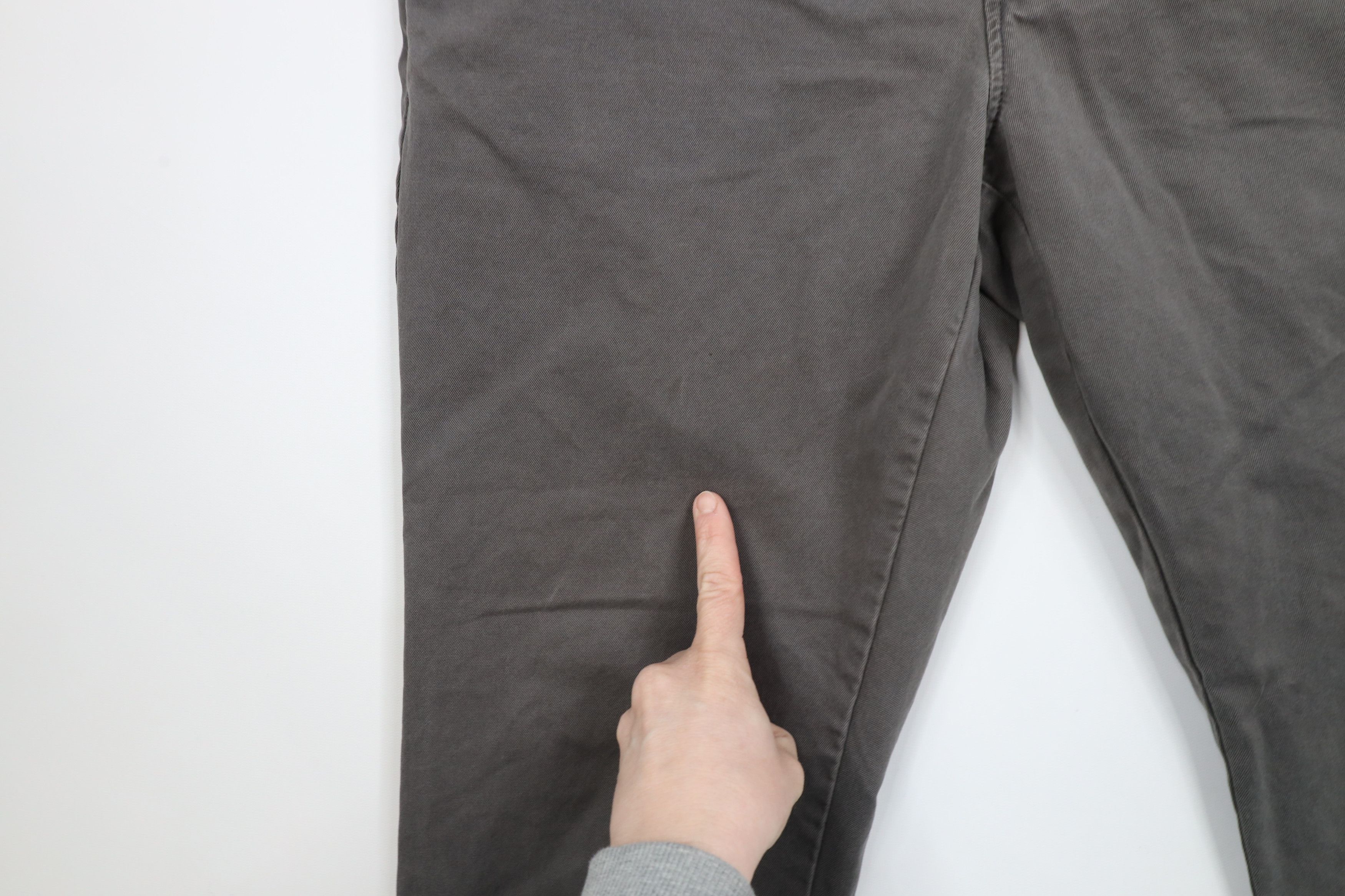J.Crew × Vintage Vintage J Crew Straight Leg Cotton Chinos Chino Pants Gray Size US 35 - 6 Thumbnail