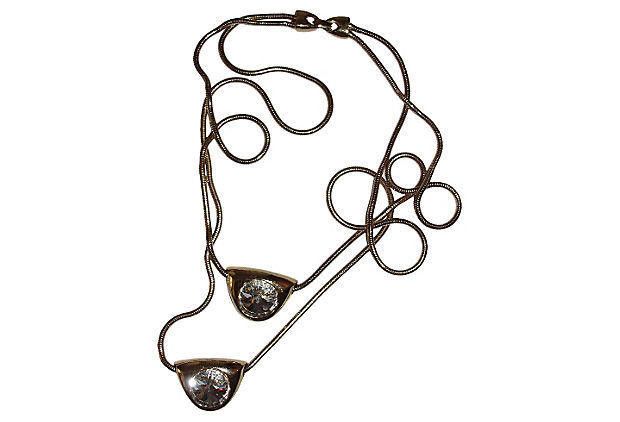 Lanvin Lanvin Double Headlight Pendant Necklace Size ONE SIZE - 5 Thumbnail
