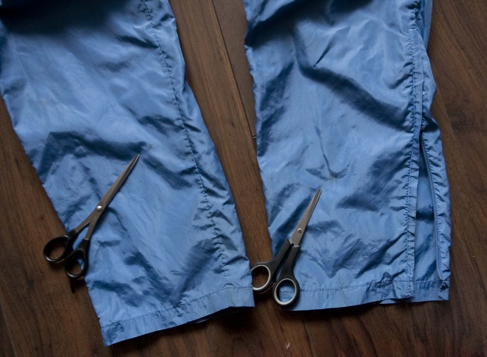 Nike × Vintage Nike Track Pants Vintage 80s Size 34x31 Blue Made in Japan Size US 34 / EU 50 - 2 Thumbnail