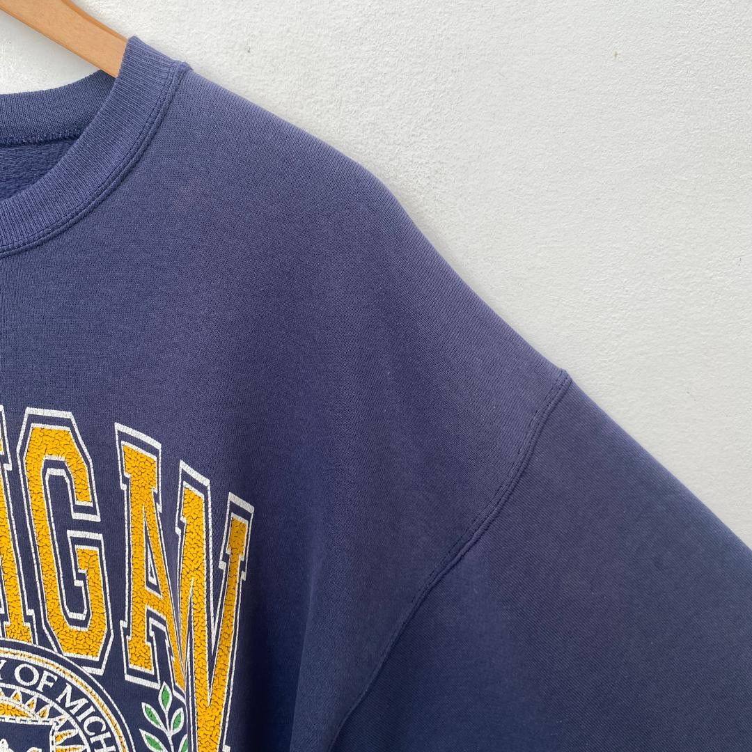 Champion × Vintage VINTAGE MICHIGAN UNIVERSITY SWEATSHIRT LARGE PULLOVER Size US L / EU 52-54 / 3 - 9 Thumbnail