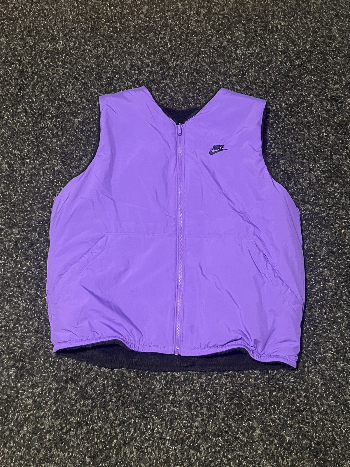 Nike × Supreme Nike x Supreme Reversible Fleece Vest | Grailed