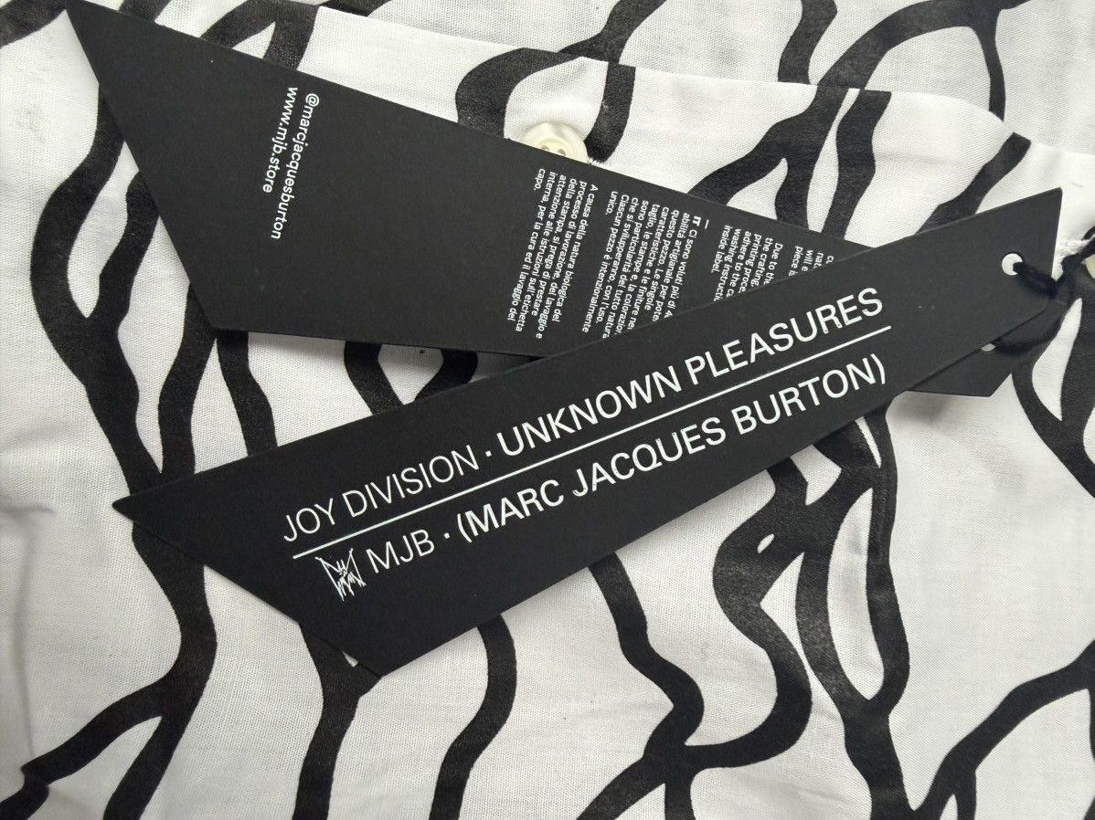 Marc Jacques Burton MJB joy division unknown pleasures shirt Size 42L - 6 Thumbnail