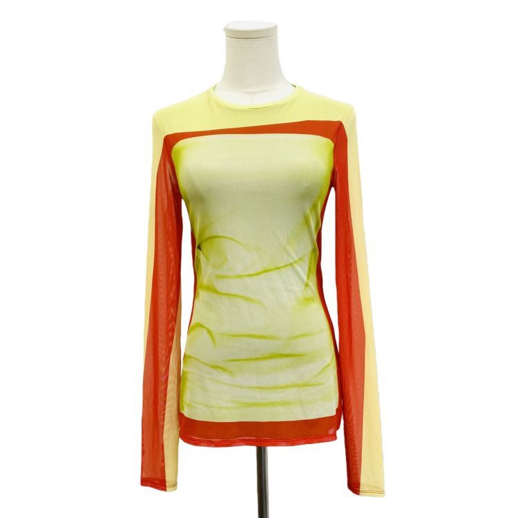 Loewe Loewe Colorblock Mesh Long Sleeve Top Size S Size S / US 4 / IT 40 - 1 Thumbnail