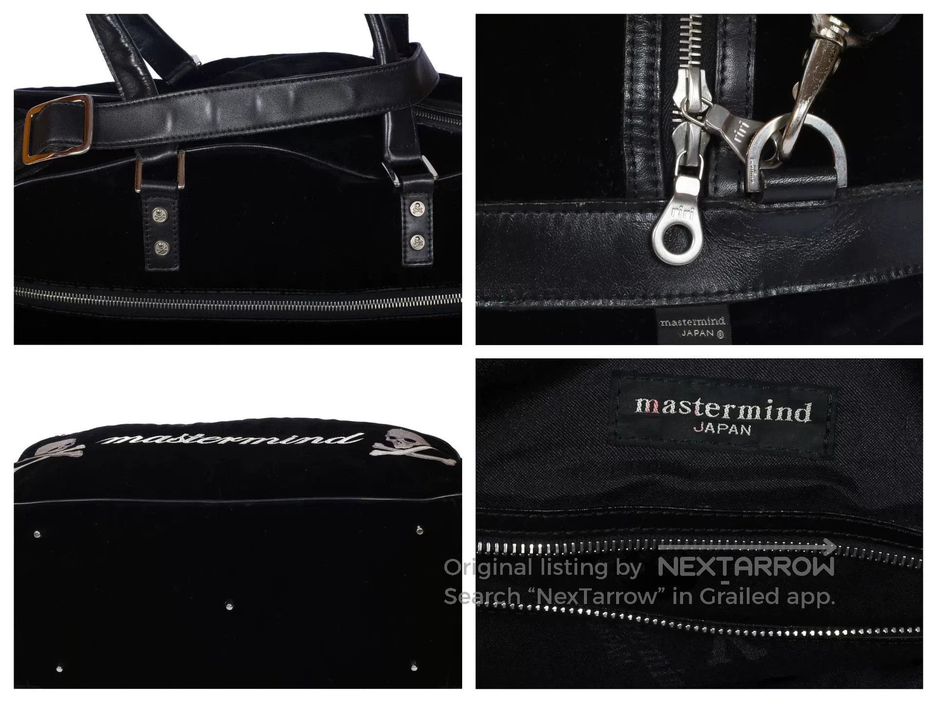 Mastermind Japan Mastermind Japan 12AW Silver Velvet Boston Bag. Size ONE SIZE - 8 Thumbnail