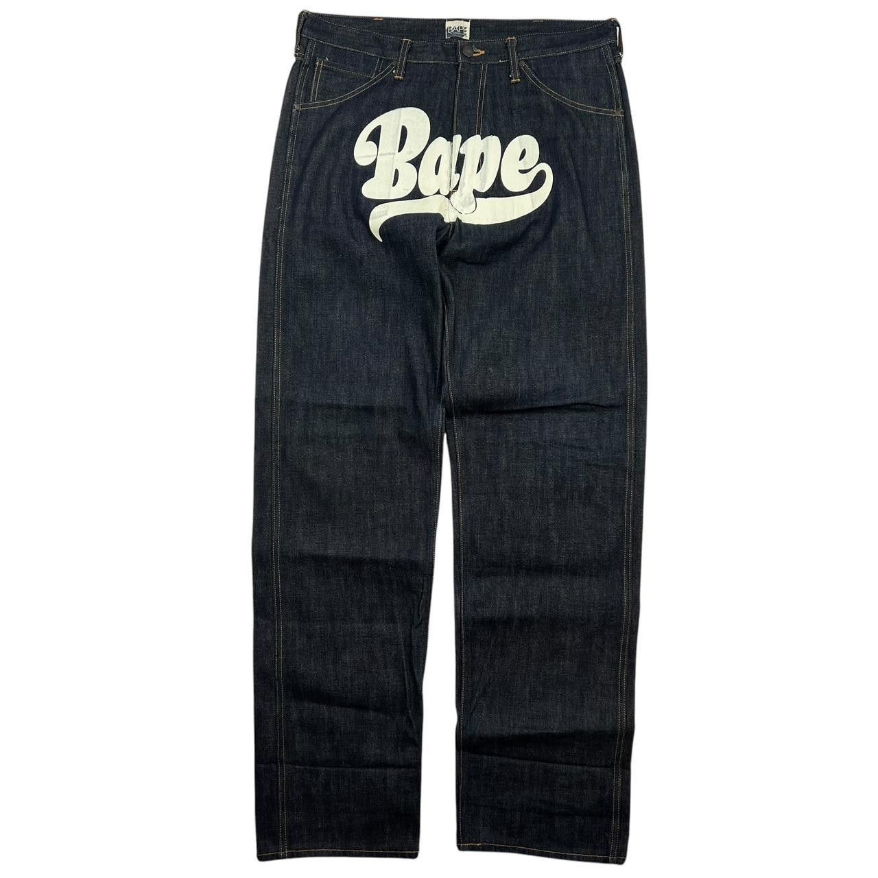 Bape Vintage 2000s Bape Jeans - Waist: 36” Size US 36 / EU 52 - 1 Thumbnail