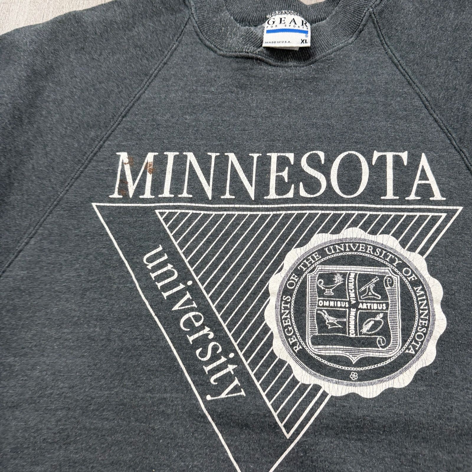 Vintage Vintage University of Minnesota Sweatshirt Men's XL 90s Size US XL / EU 56 / 4 - 3 Thumbnail