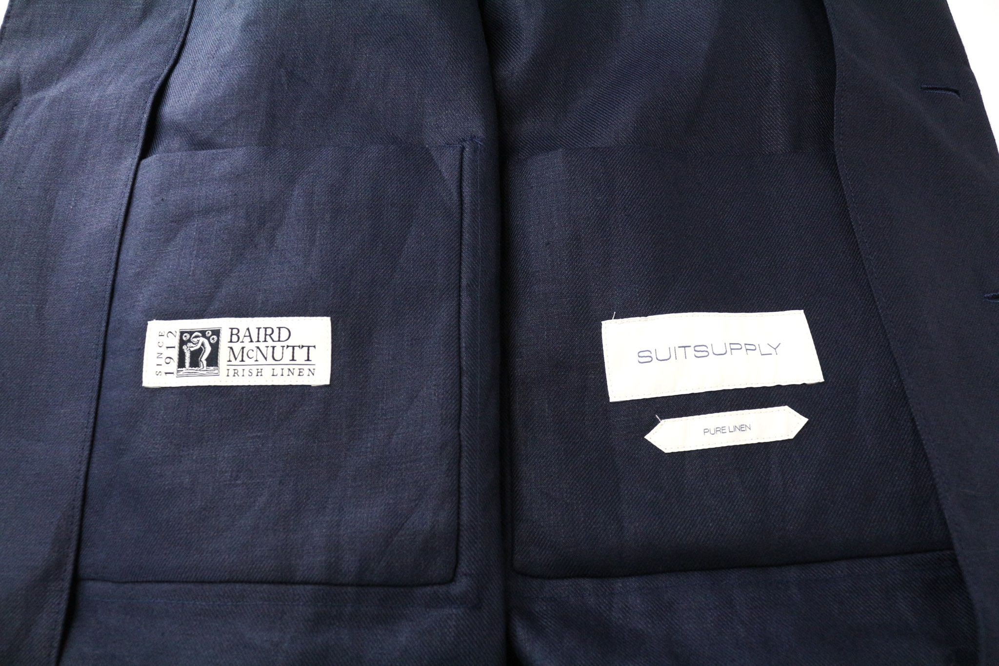 Suitsupply WALTER UK36R Blue Linen Lightweight Shacket 75423 Size 36R - 5 Thumbnail