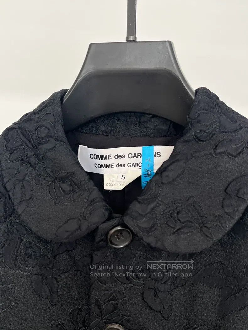 Comme des Garcons Comme des Garcons Black Textured Jacquard Jacket Size S / US 4 / IT 40 - 7 Thumbnail