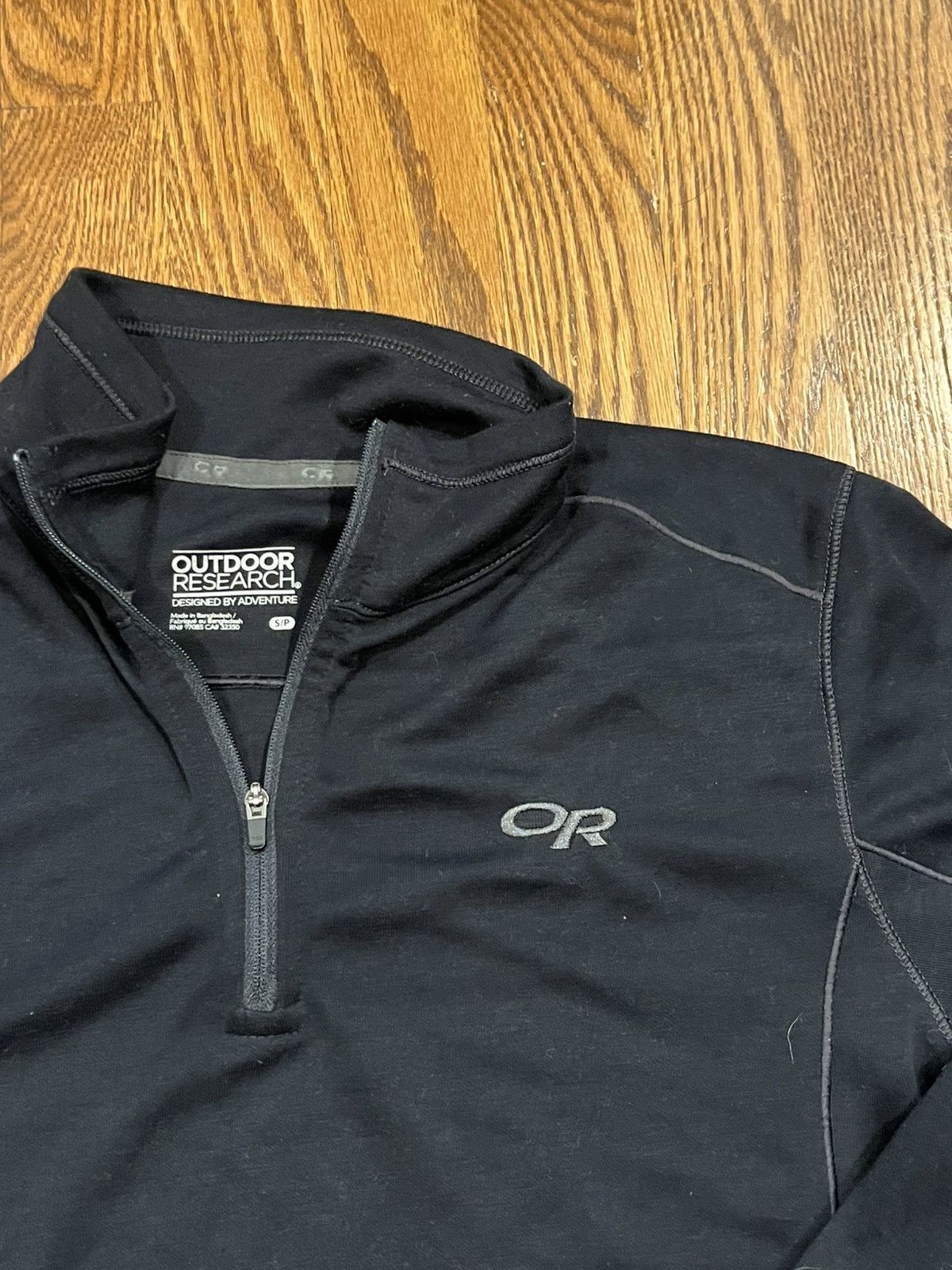 Outdoor Research Outdoor Research Black/Grey Wool Quarter-Zip Men’s Small Size US S / EU 44-46 / 1 - 2 Thumbnail