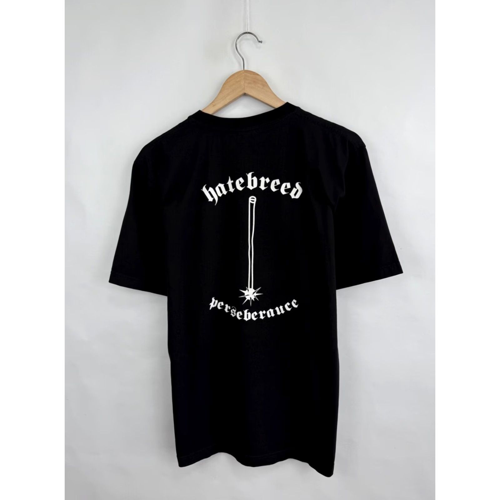 Vintage Hatebreed Perseverance American Metalcore Band T-Shirt L Black Mens T-Shirt Y2K Size US L / EU 52-54 / 3 - 7 Thumbnail