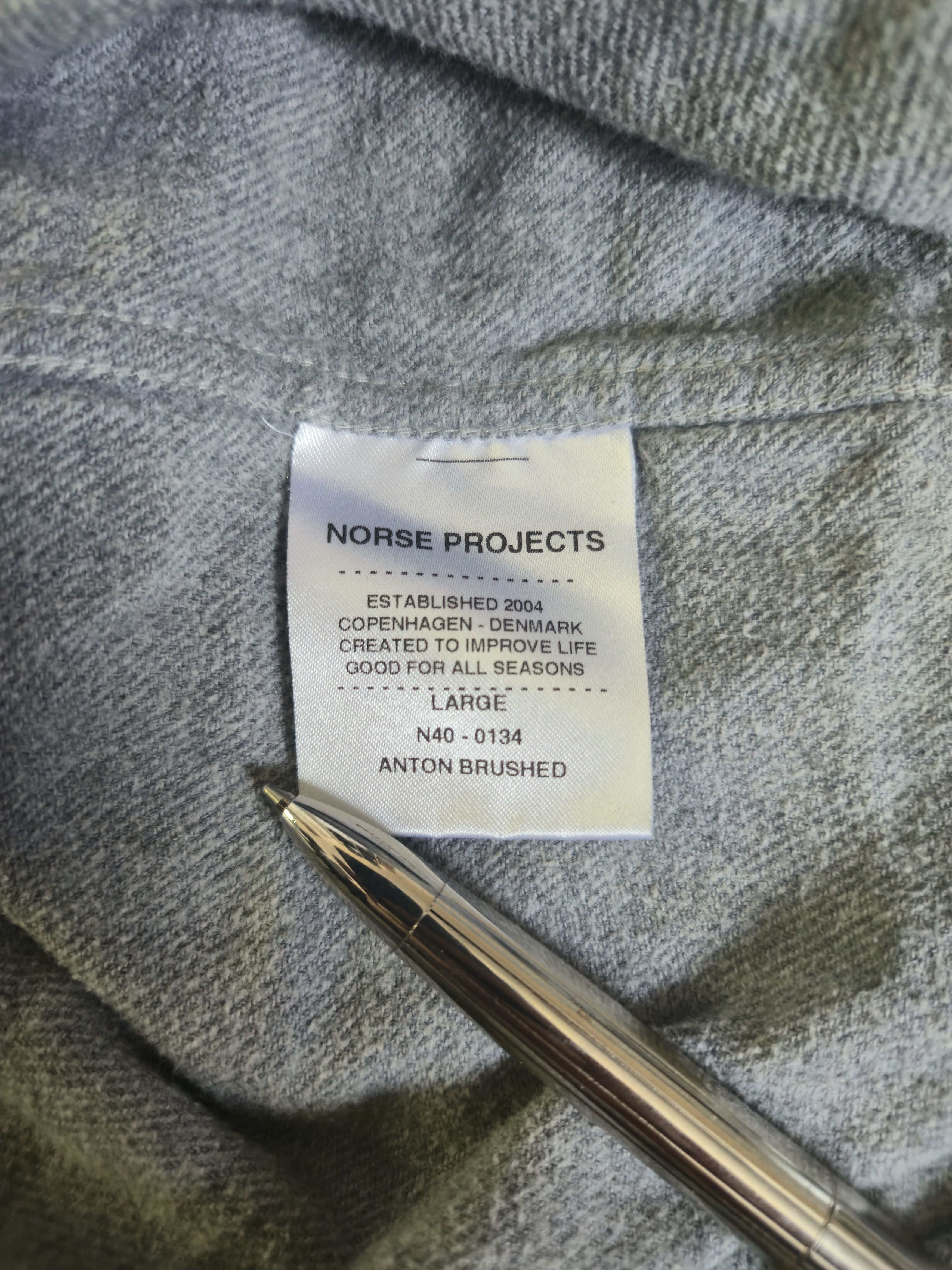 Norse Projects Norse Projects Cotton Button Up Size US L / EU 52-54 / 3 - 6 Thumbnail
