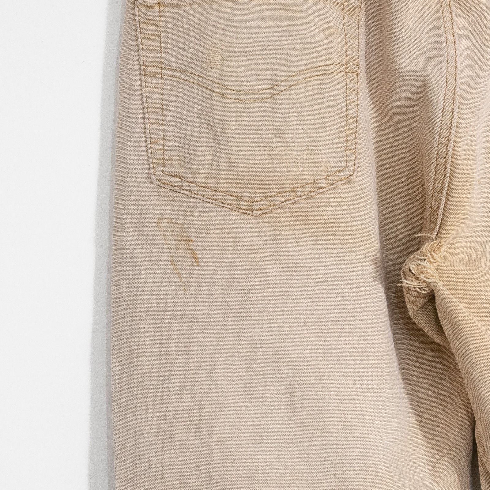 Carhartt Vintage Carhartt Duck Canvas Workwear Pants 36x30 - Thrashed Size US 36 / EU 52 - 8 Thumbnail