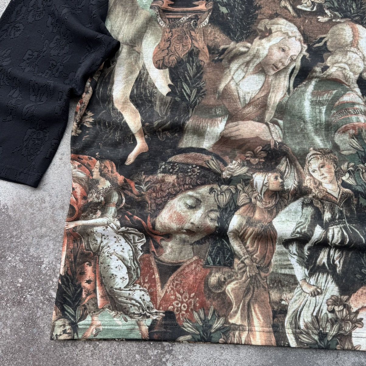 Hysteric Glamour Virgin Maria Printed Vintage Y2K Mesh 3/4 Sleeve Top Size M / US 6-8 / IT 42-44 - 6 Thumbnail