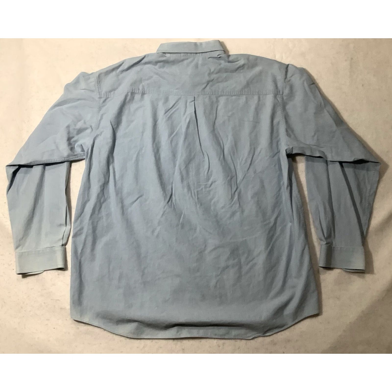 Vintage L.L. Bean Button-Up Shirt XL Blue Men’s Long Sleeve Button-Down Collar Shirt Size US XL / EU 56 / 4 - 5 Thumbnail