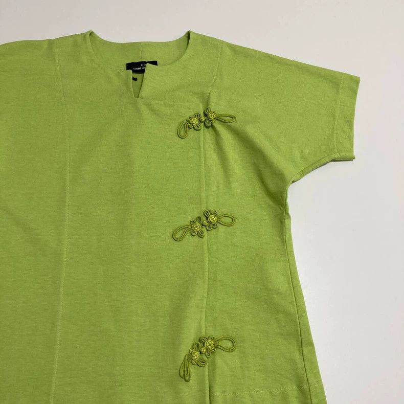 Comme des Garcons Comme Des Garcons Green button-down top Size M / US 6-8 / IT 42-44 - 6 Thumbnail
