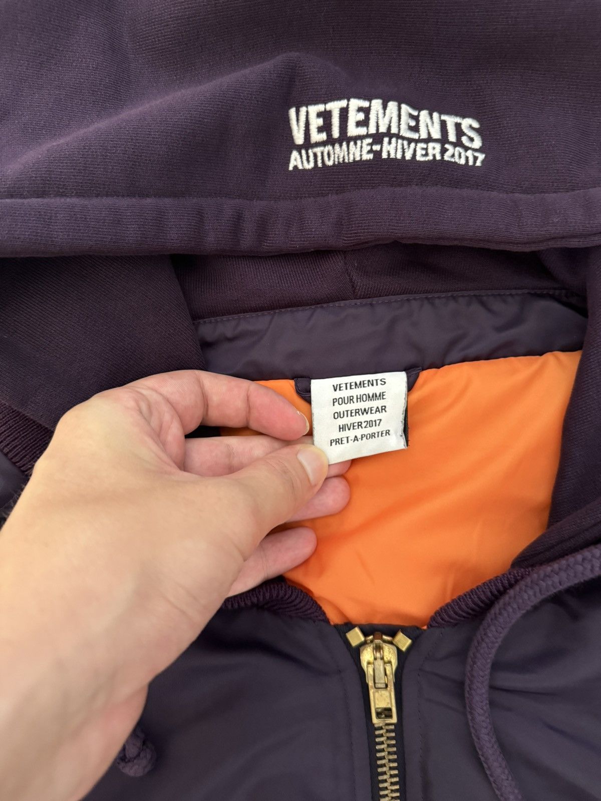 Vetements *RARE* Vetements AW16 Total Fucking Darkness (TFD) Bomber Size US L / EU 52-54 / 3 - 8 Thumbnail