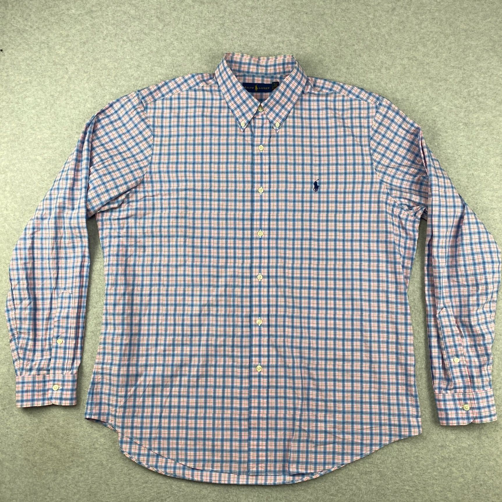 Ralph Lauren Ralph Lauren Button-Down Shirt Mens XL Multicolor Plaid Long Sleeve 100% Cotton Size US XL / EU 56 / 4 - 2 Thumbnail