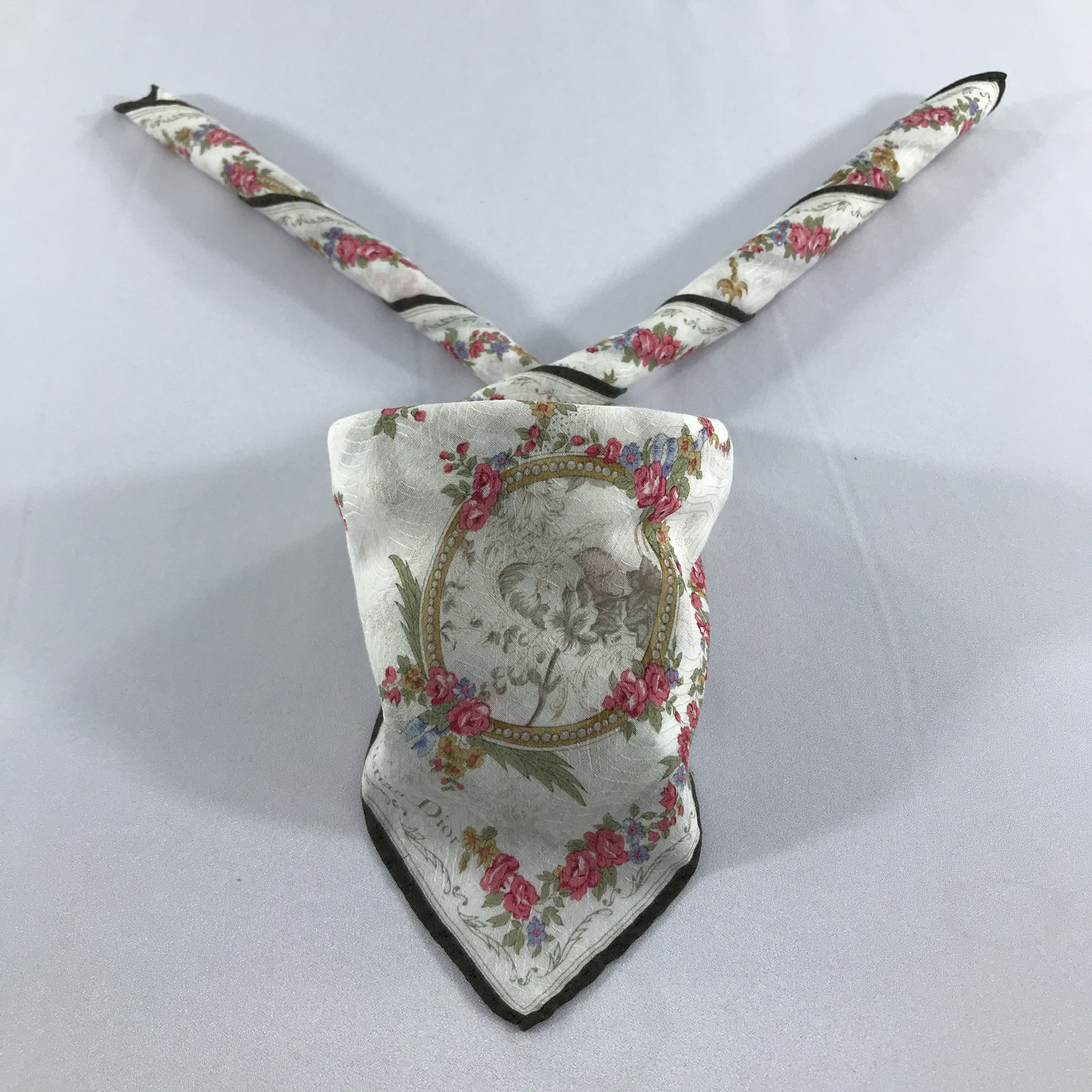 Christian Dior Monsieur VINTAGE Christian Dior Handkerchief Neckerchief Bandana H700 Size ONE SIZE - 1 Thumbnail