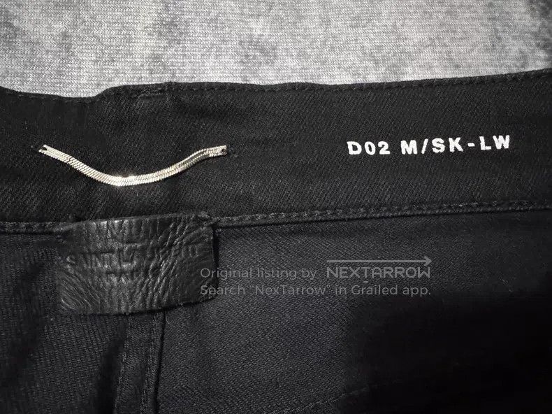 Saint Laurent Paris Saint Laurent Paris Distressed Black Basic Jeans Size US 30 / EU 46 - 5 Thumbnail