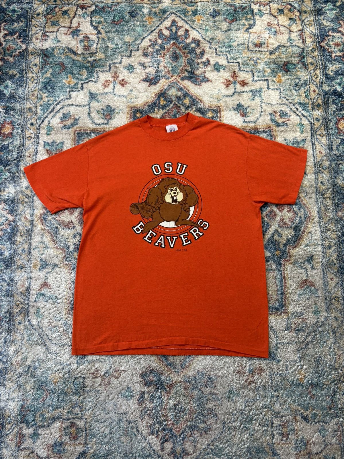 Vintage Vintage Oregon State Beavers T-shirt Size XL Size US XL / EU 56 / 4 - 1 Thumbnail