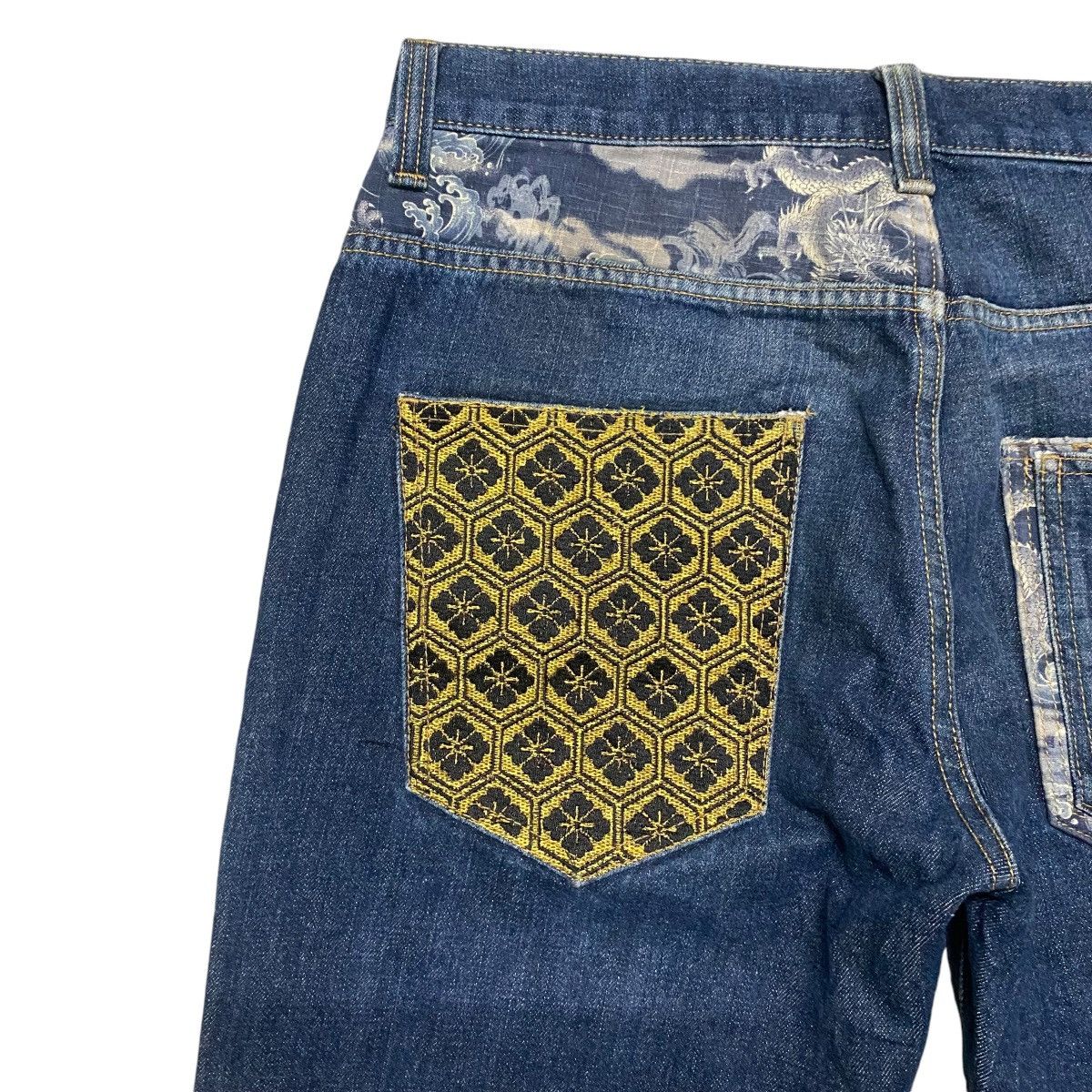 Karakuri Tamashii Karakuri Tamashii Style Denim Dragon Jeans Size US 33 - 12 Thumbnail