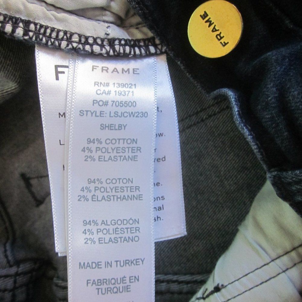 Frame Frame Denim 28 Le Skinny De Jeanne Size 28" / US 6 / IT 42 - 8 Thumbnail