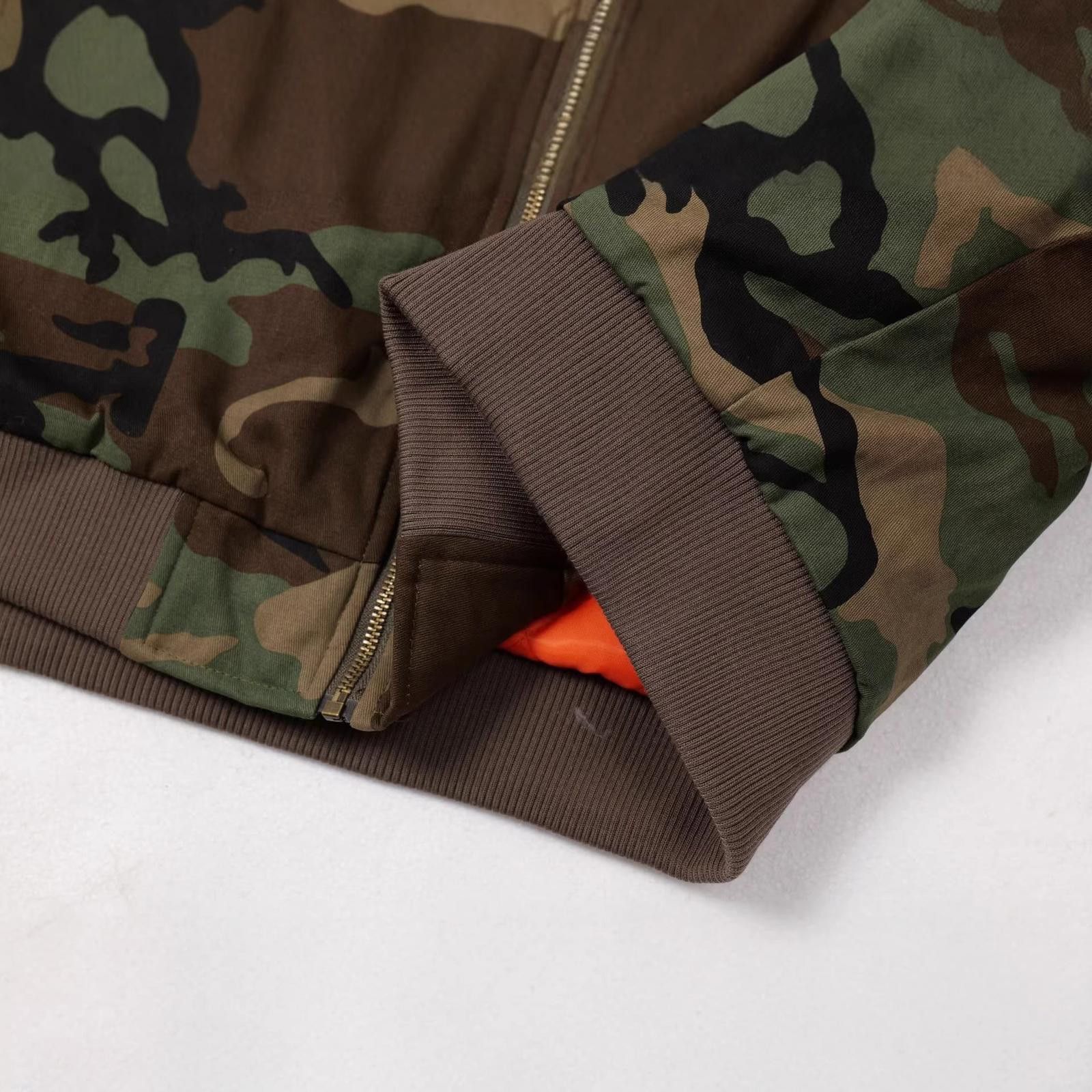 Other Camo Hooded Bomber Jacket | Cotton-Padded Street Size US L / EU 52-54 / 3 - 4 Thumbnail