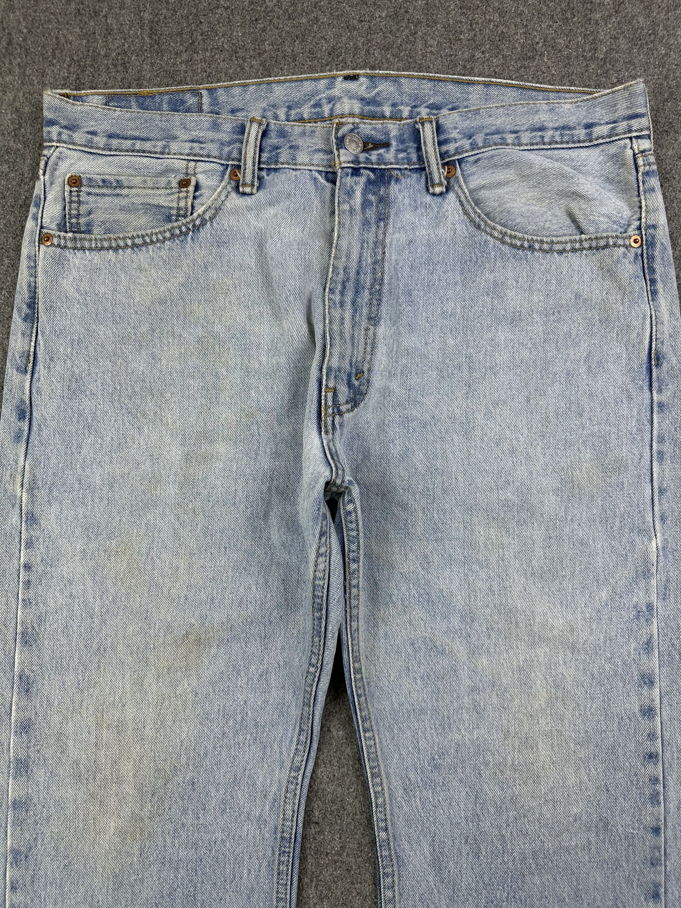Levi's Vintage Levis 505 Faded Blue Jeans S0049 Size US 37 - 2 Thumbnail