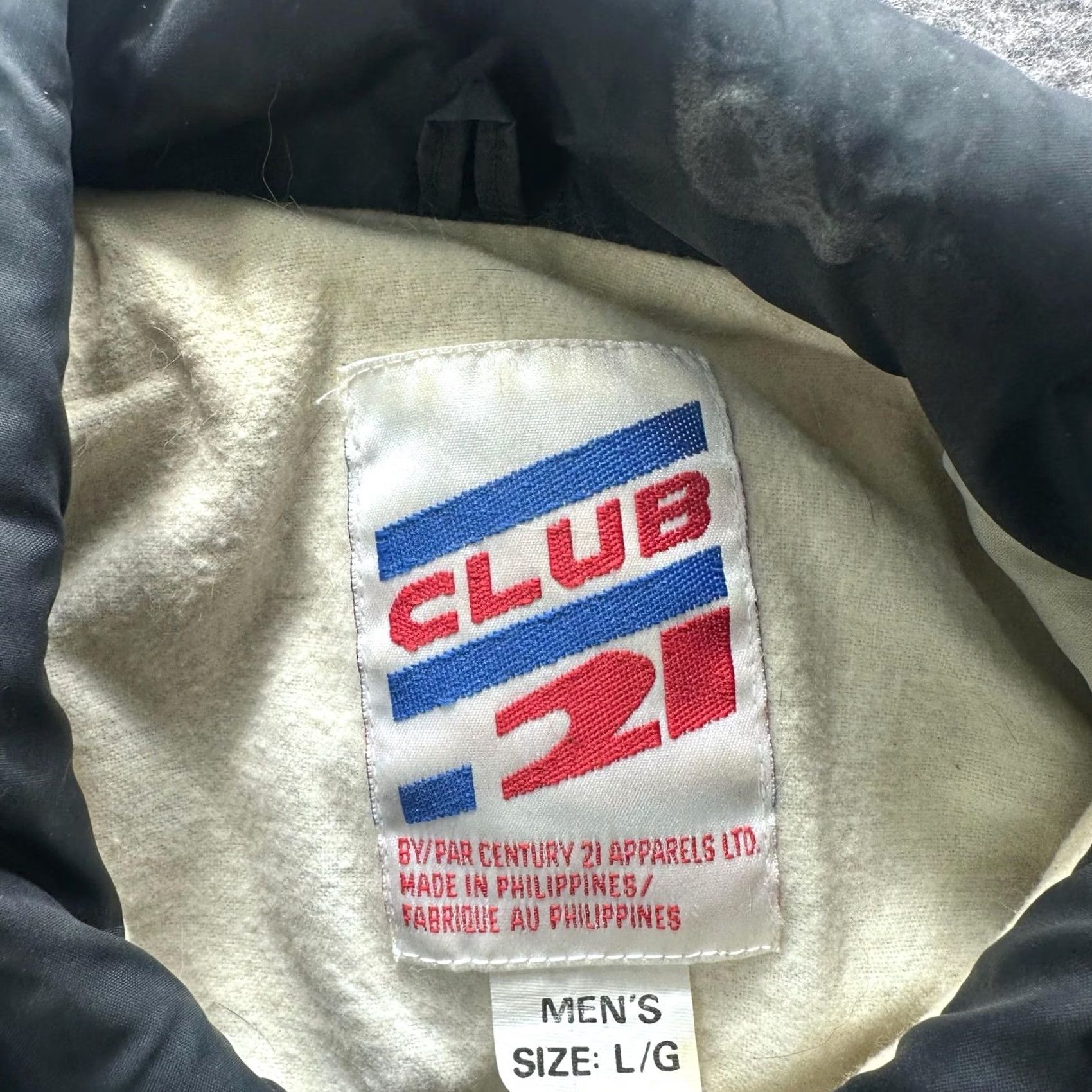 Champion Club 21 Vintage Windbreaker Mens L Black 1991 Champions Coaches Baseball 90s Jacket Size US L / EU 52-54 / 3 - 6 Thumbnail