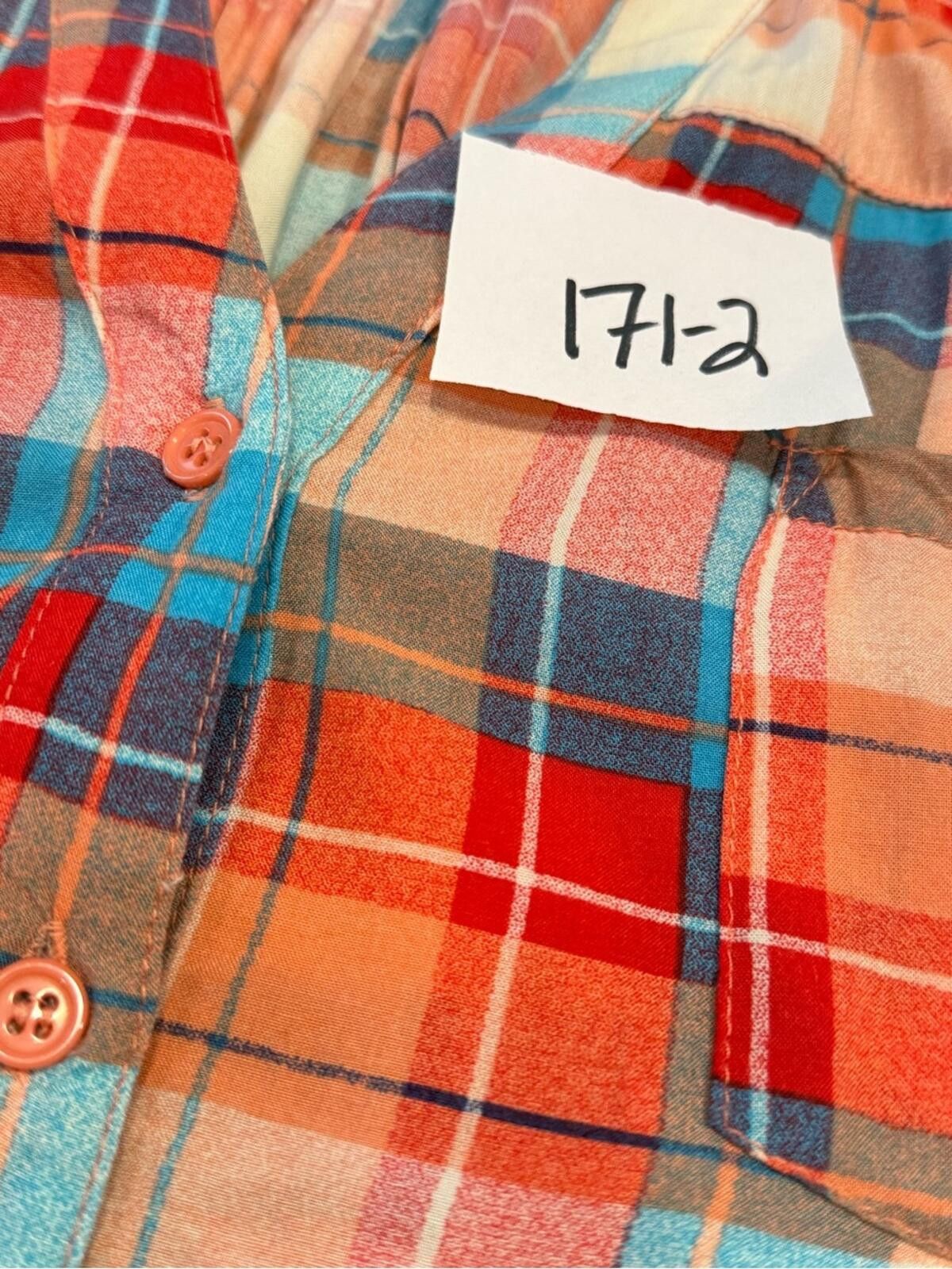Other Orange Creek colorful plaid button up sleeveless tunic top M Size M / US 6-8 / IT 42-44 - 11 Thumbnail