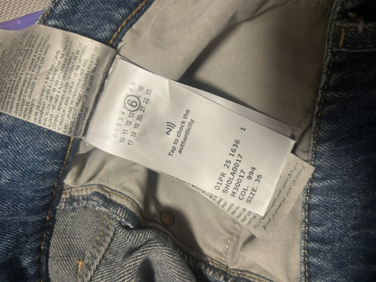 Maison Margiela Maison Margiela MM6 Patch Distress Denim Size US 36 / EU 52 - 8 Thumbnail