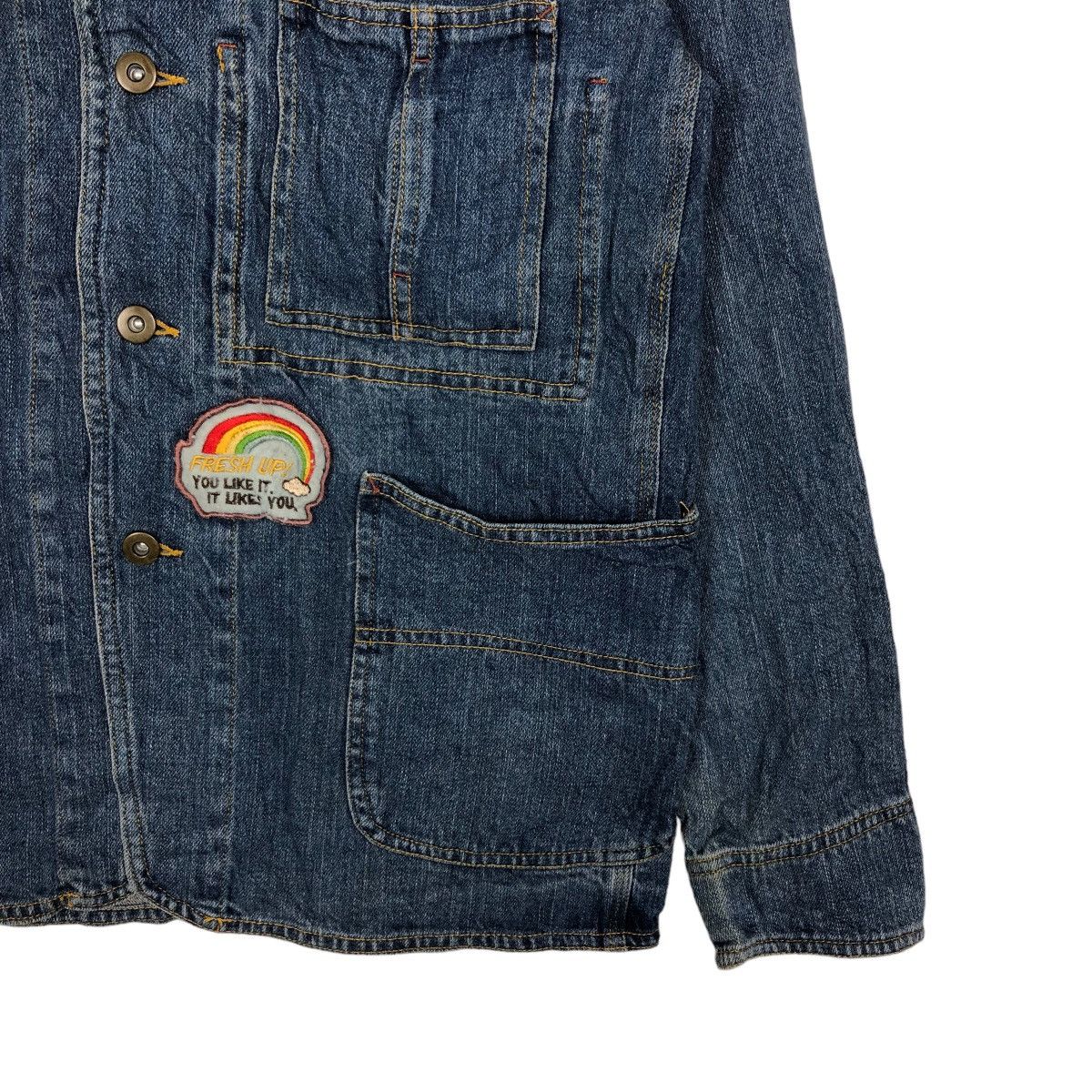 Hysteric Glamour 🔥Rare Denim Chore Work Jacket Full Patches Japan Size US M / EU 48-50 / 2 - 5 Thumbnail