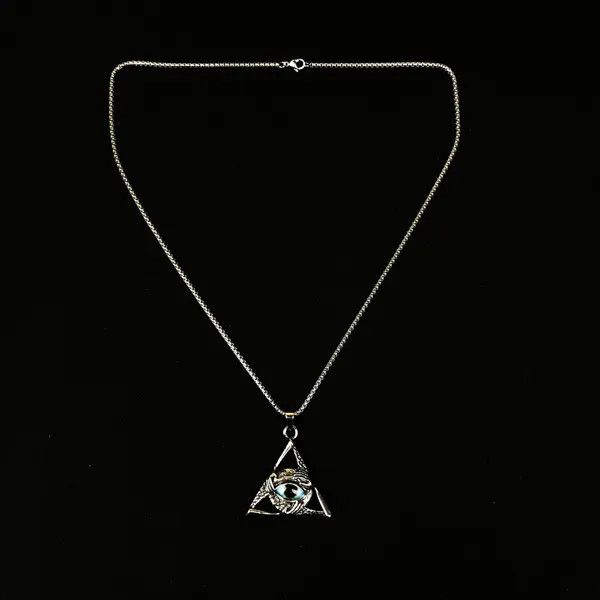 Jewelry Eye Hands Necklace Punk Chain Size ONE SIZE - 4 Thumbnail