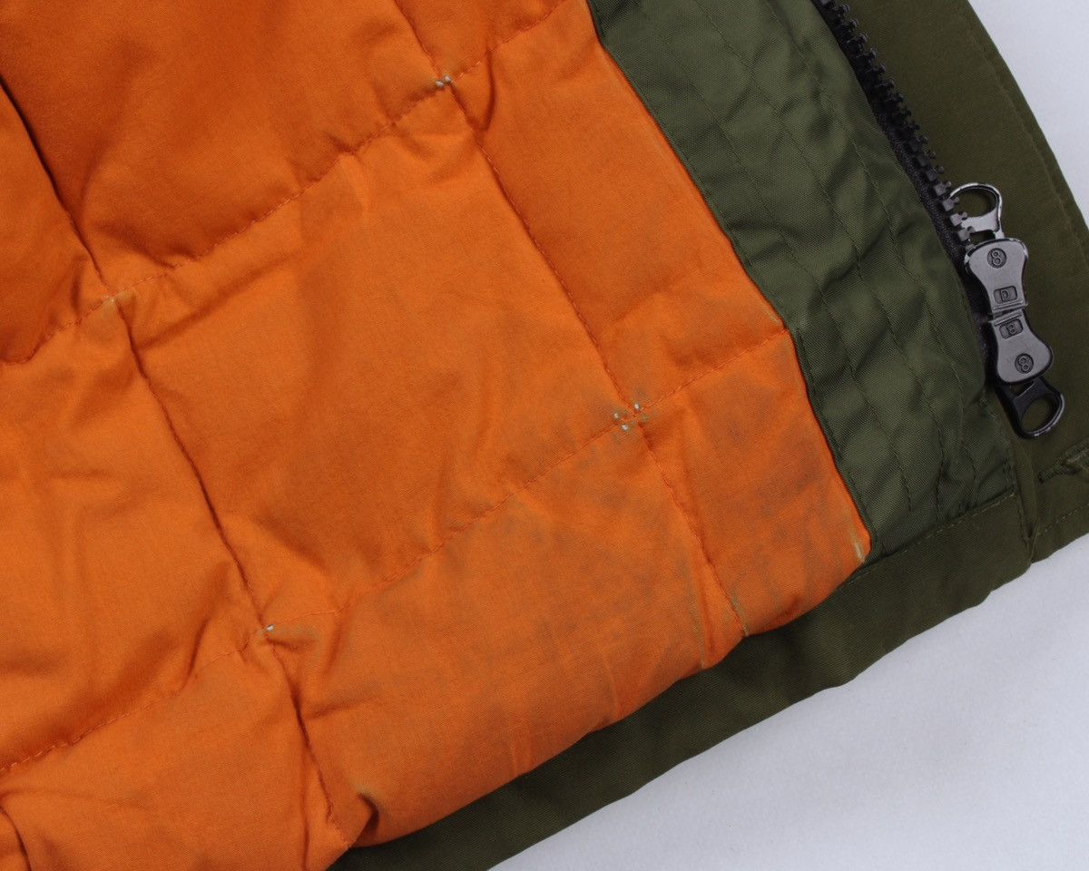 Vintage ONE TRUE SAXON Down Feather Green Khaki Parka Jacket Size US M / EU 48-50 / 2 - 19 Thumbnail