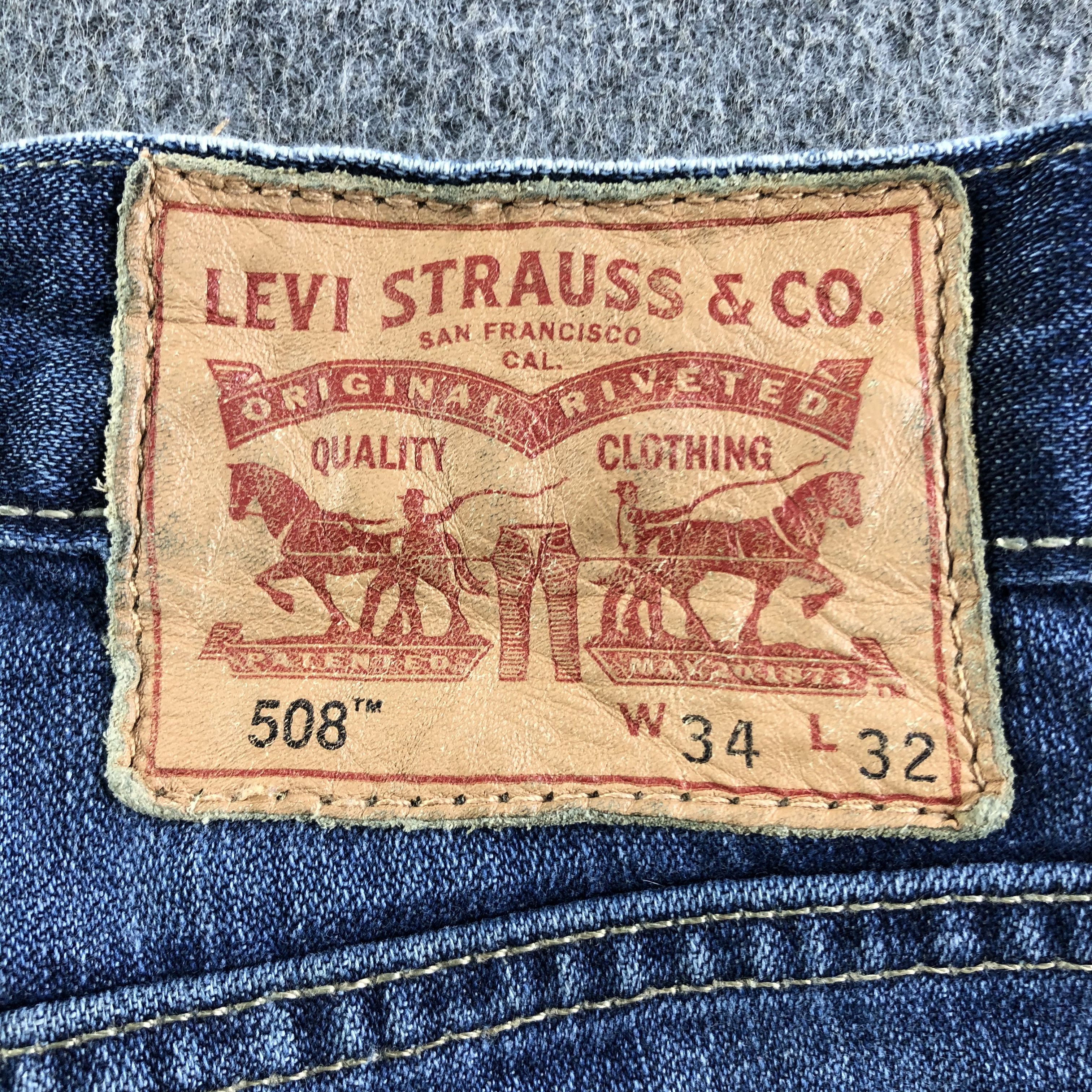 Levi's Vintage Blue Wash Levis 508 Jeans-J3253 Size US 36 / EU 52 - 5 Thumbnail