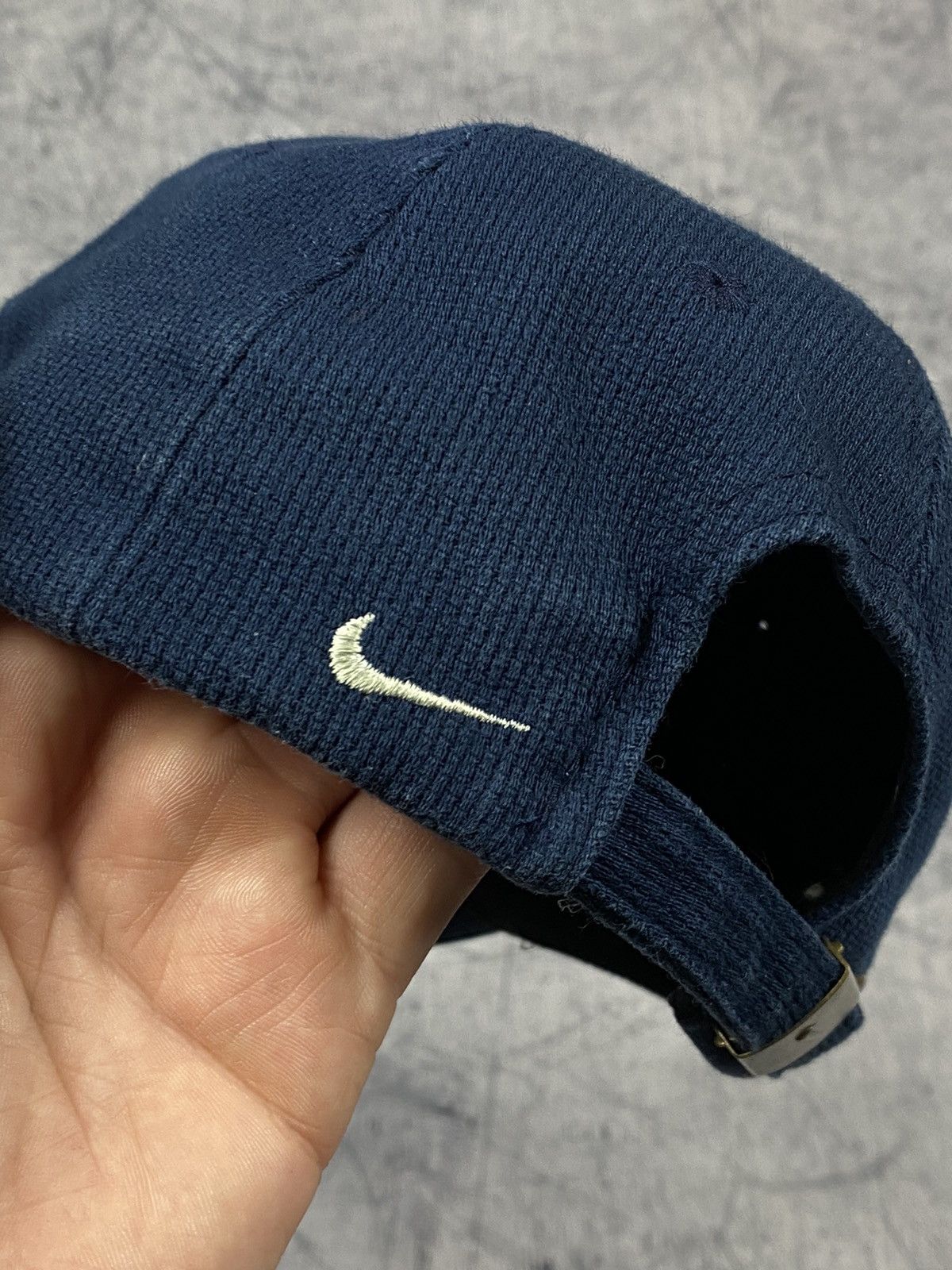 Nike × Vintage Vintage 90s Nike Golf Corduroy Centre Logo Made in USA Cap Size ONE SIZE - 9 Thumbnail