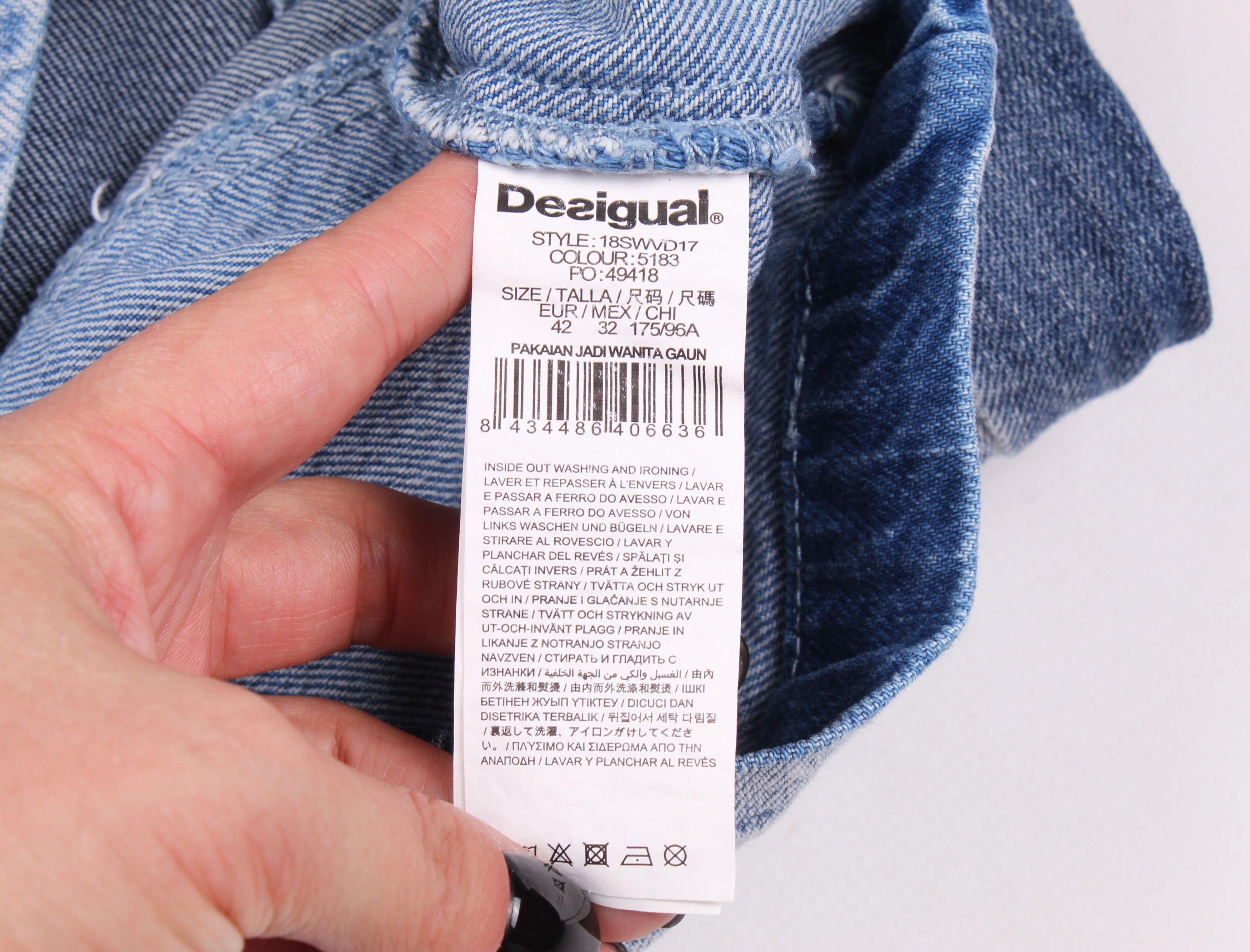 Desigual Vintage Desigual Denim Patchwork Mini Dress Size S / US 4 / IT 40 - 9 Thumbnail