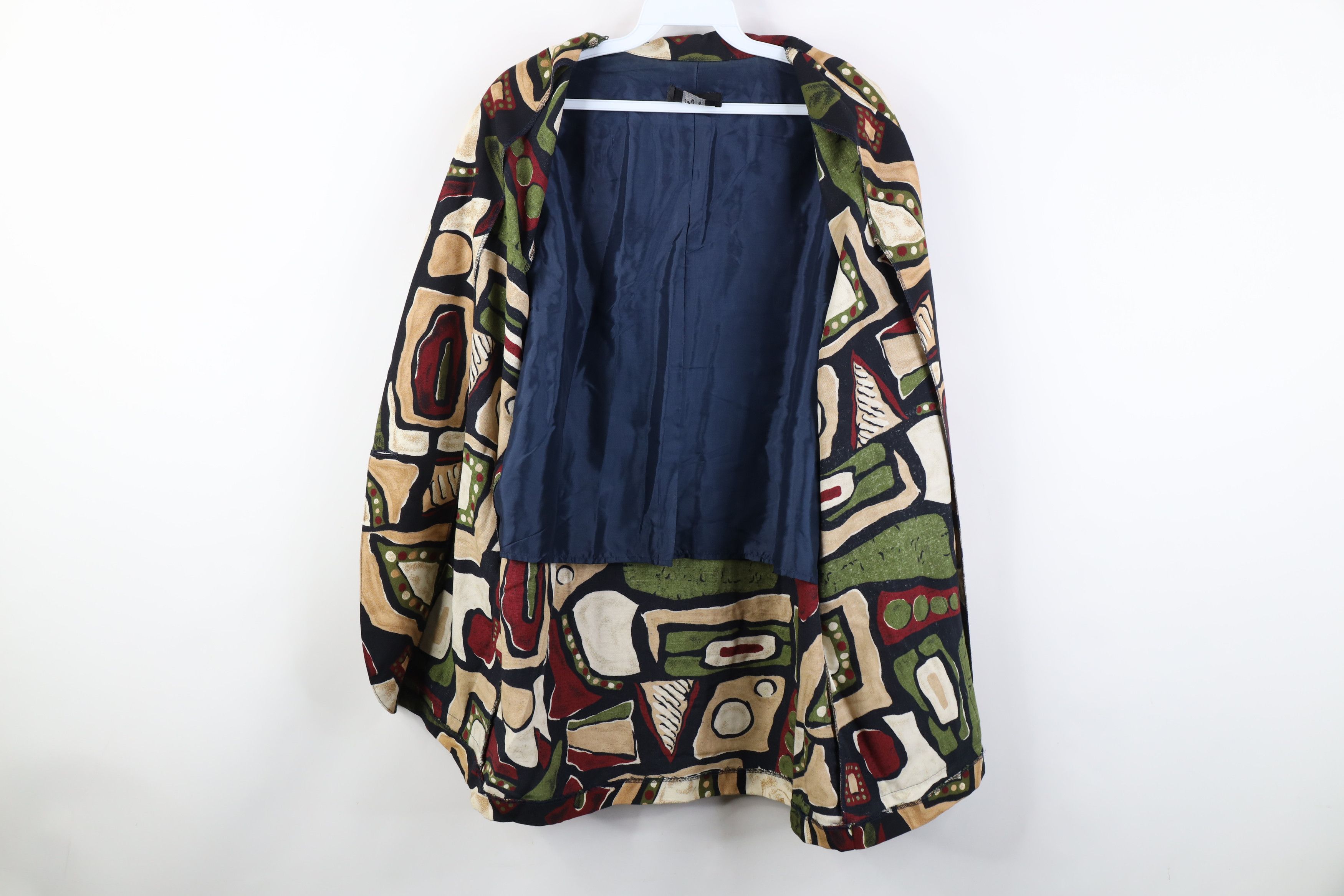 Vintage Vintage 90s Streetwear Blend Art Abstract Blazer Jacket US Size XL / US 12-14 / IT 48-50 - 8 Thumbnail