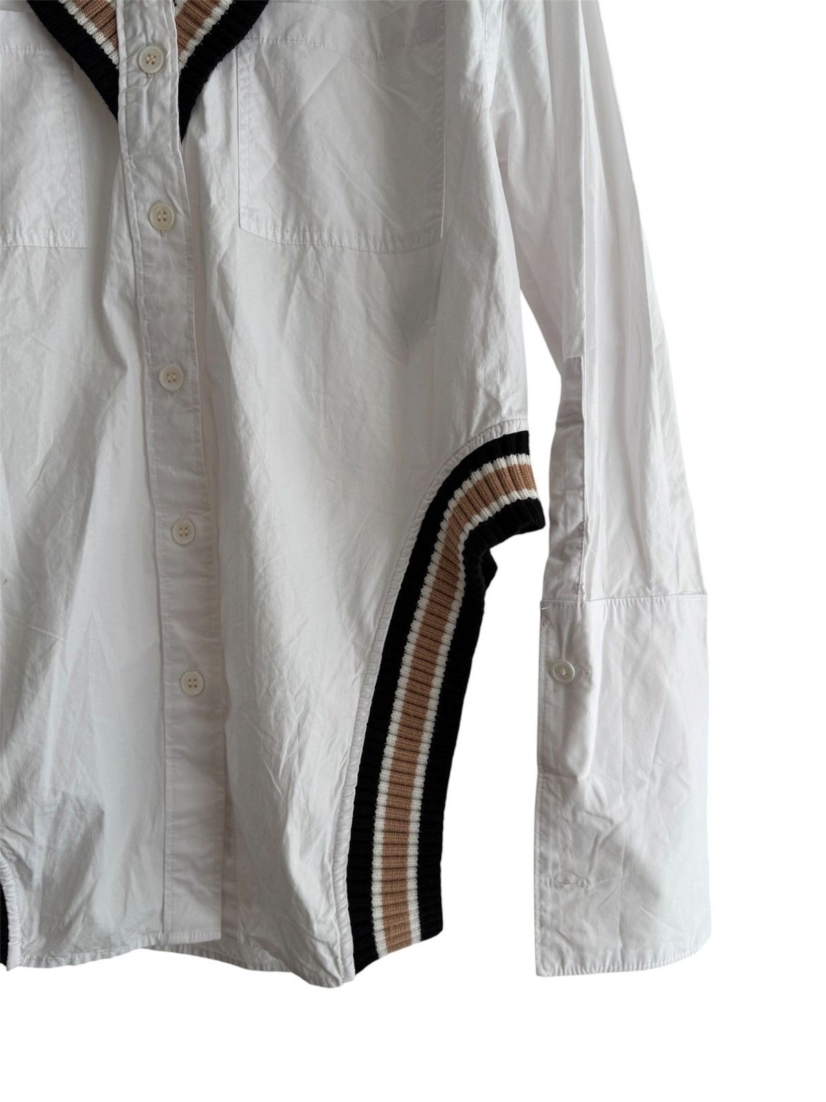 Burberry Burberry Optic Rib Knit Shirt Size S / US 4 / IT 40 - 5 Thumbnail