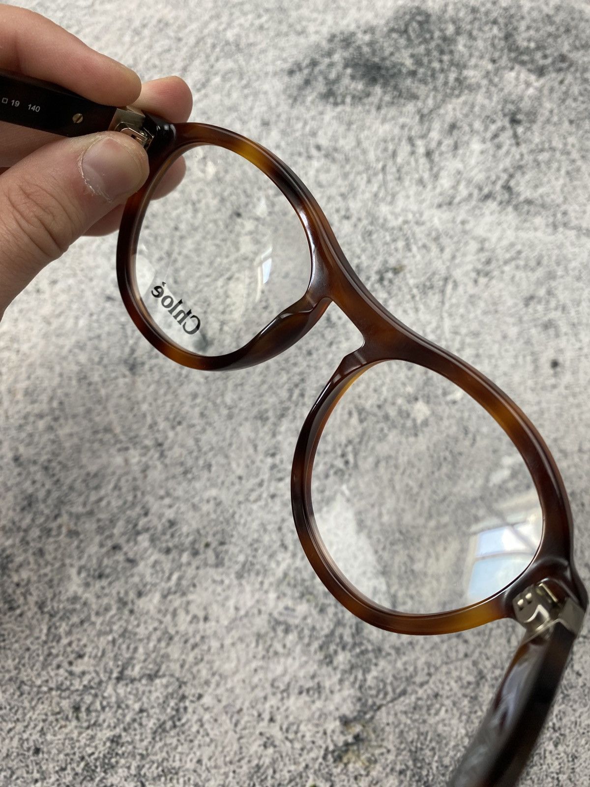Chloe Rare Chloe Round Tortoise Optical Glasses Frames Size ONE SIZE - 14 Thumbnail