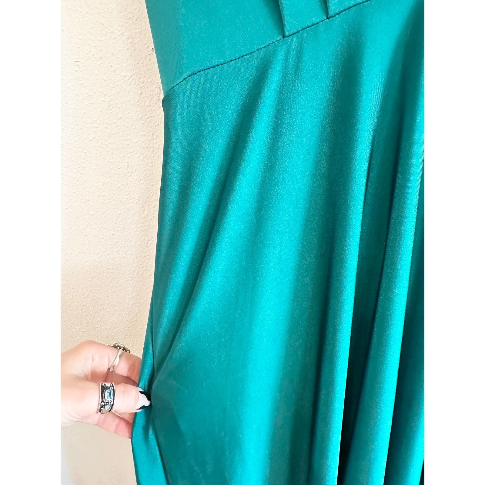 Other Lulu’s Dark Teal Convertible Strap Gown size Large Size L / US 10 / IT 46 - 6 Thumbnail