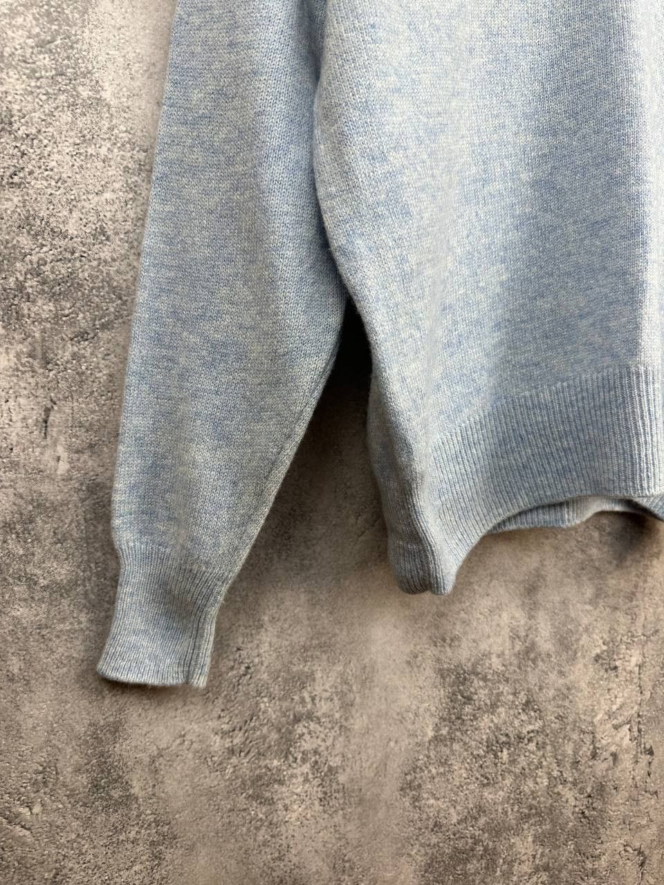 Other House of Bruar V-Neck Lambs Wool Sweater Light Blue Jumper Size US M / EU 48-50 / 2 - 6 Thumbnail