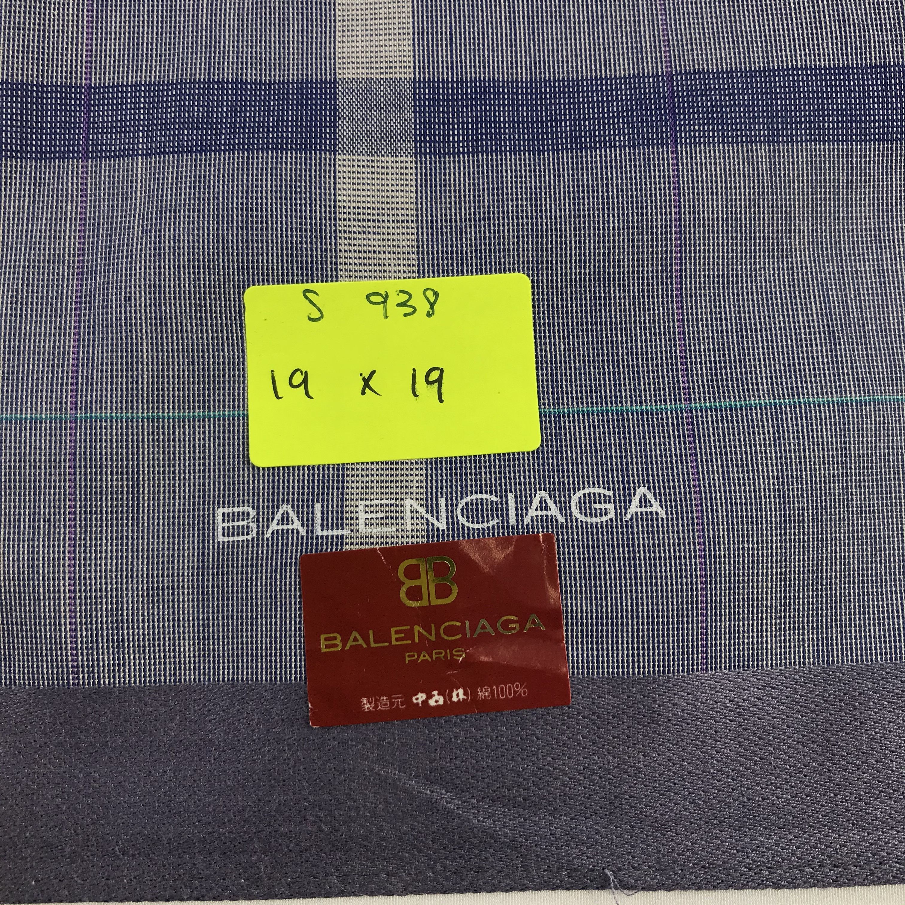 Vintage Vintage Balenciaga Bandana / Handkerchief /Neckerchief -S938 Size ONE SIZE - 5 Thumbnail