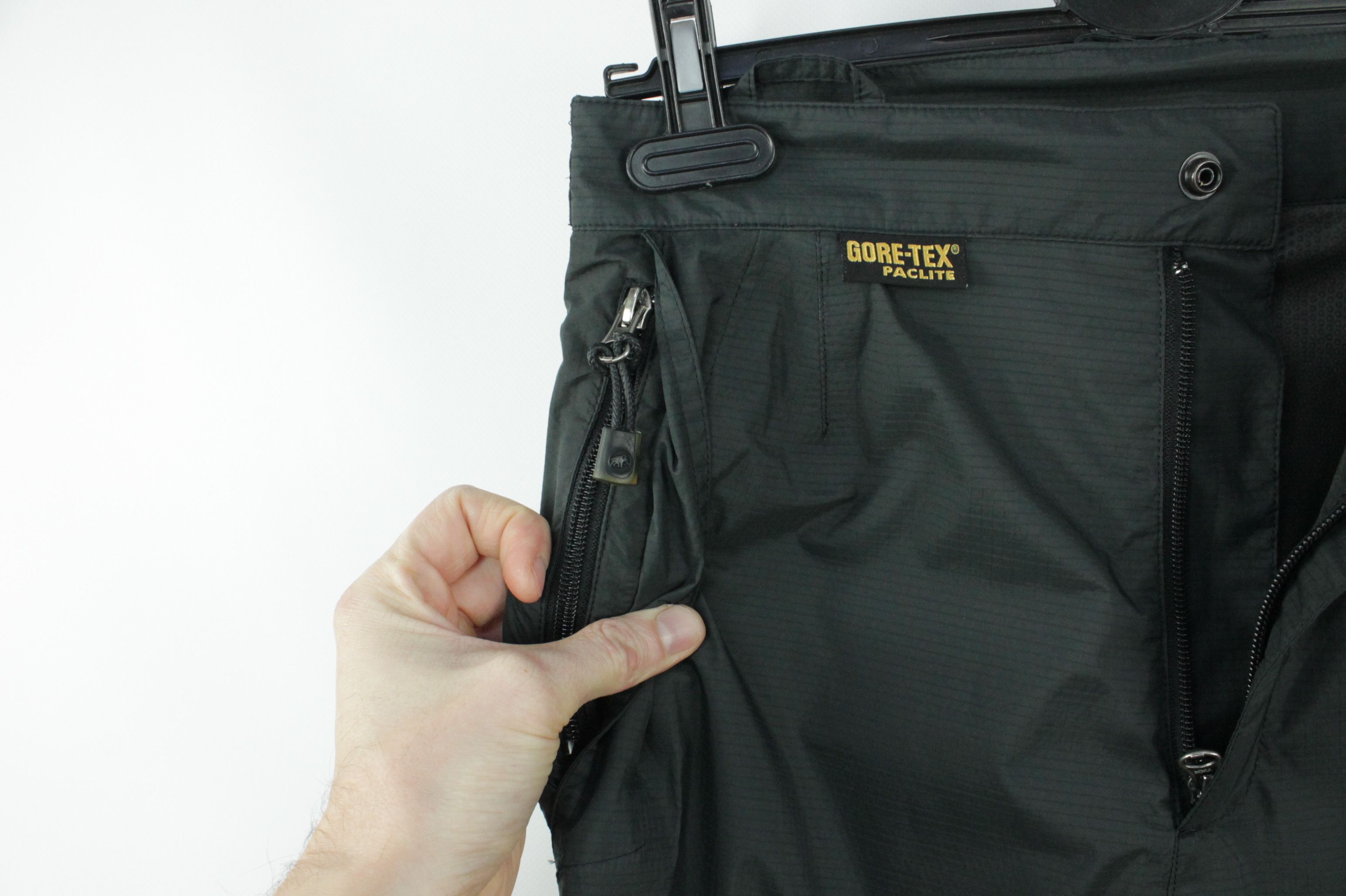 Mammut Mammut Paclite Gore-Tex Black Alpine Pants Men's Size US 26 / EU 42 - 5 Thumbnail