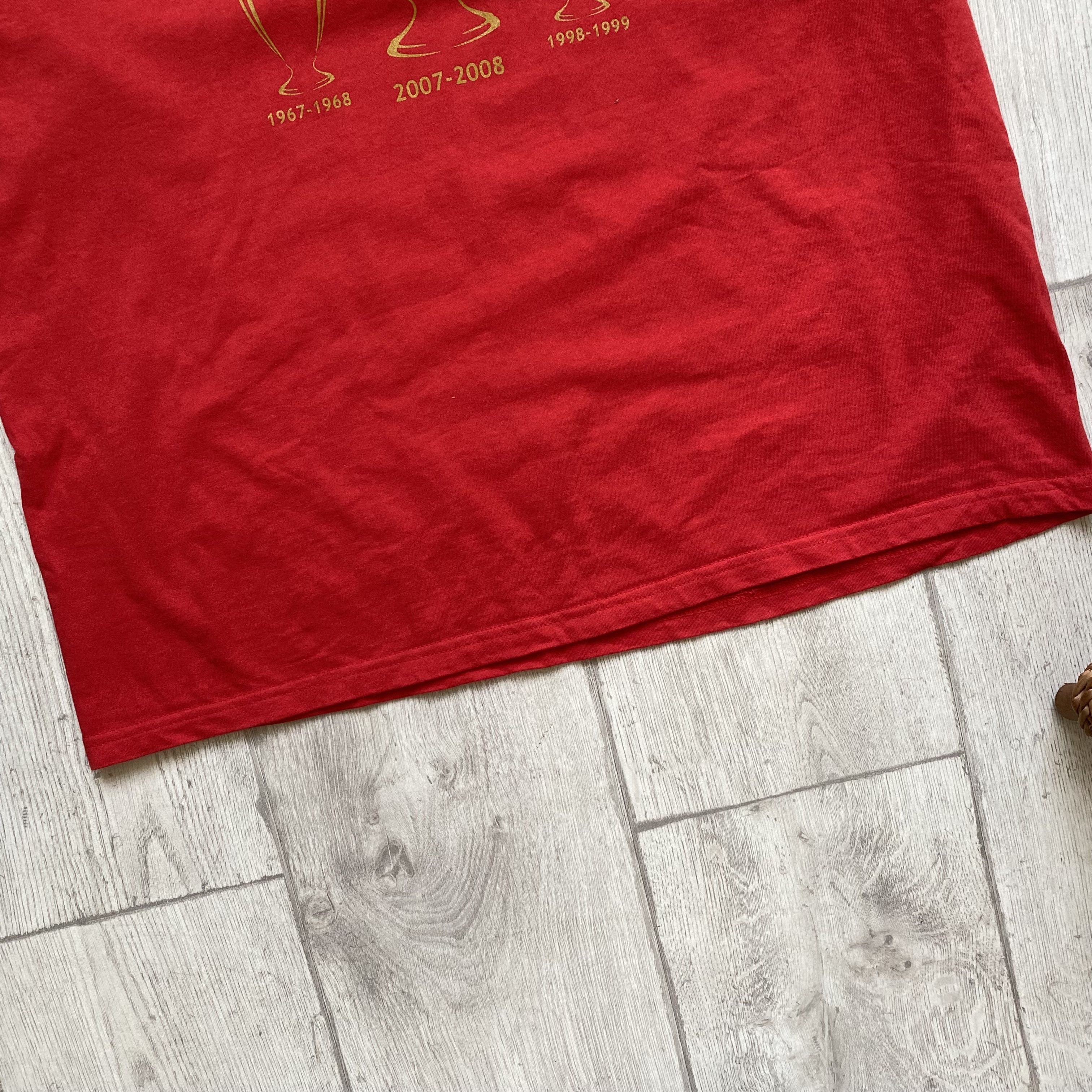 Umbro 🏆Vintage 08s Manchester united champions league Tee UEFA Size US L / EU 52-54 / 3 - 2 Thumbnail