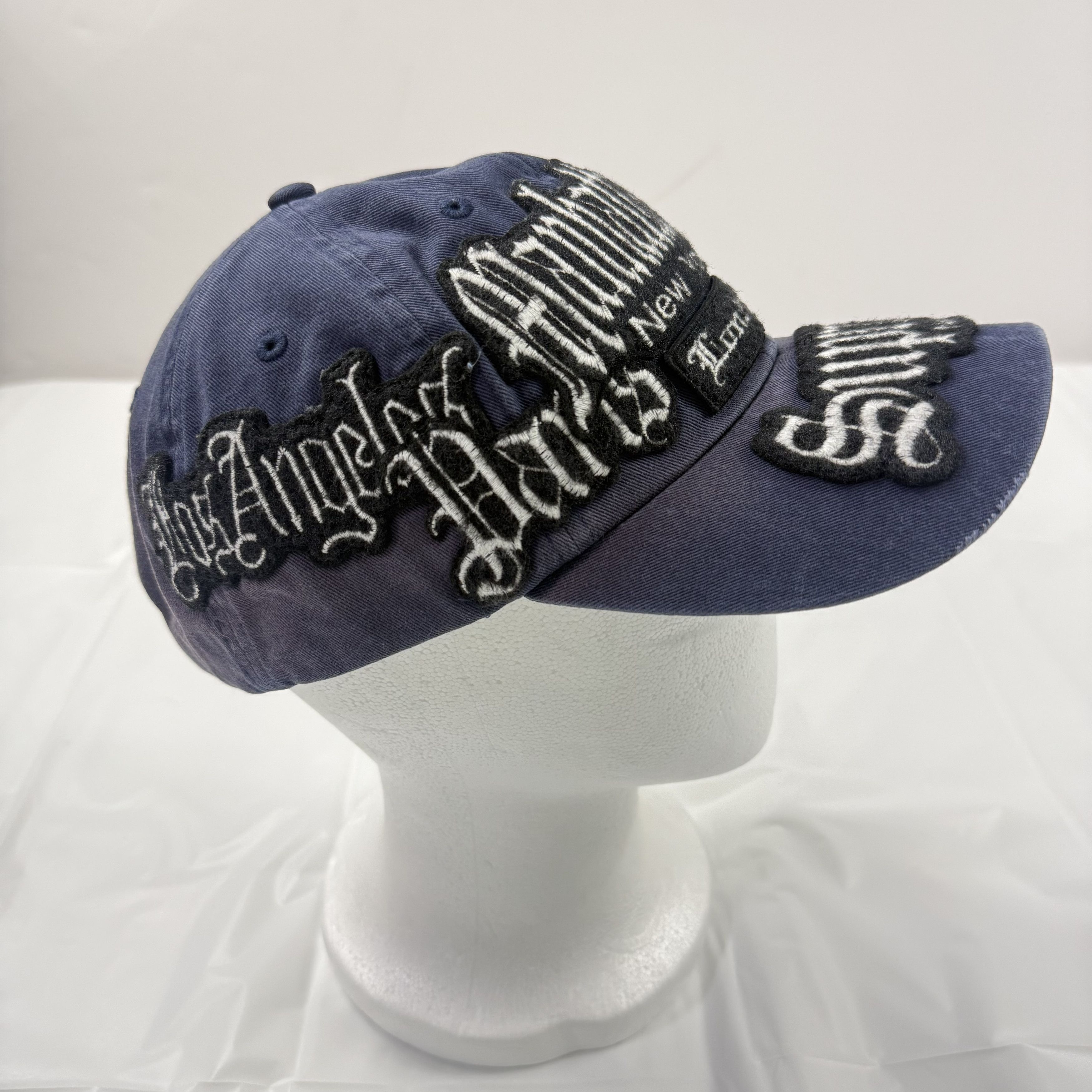 Supreme Supreme Multi Type 6-Panel Hat Navy Blue Strapback Size ONE SIZE - 2 Thumbnail