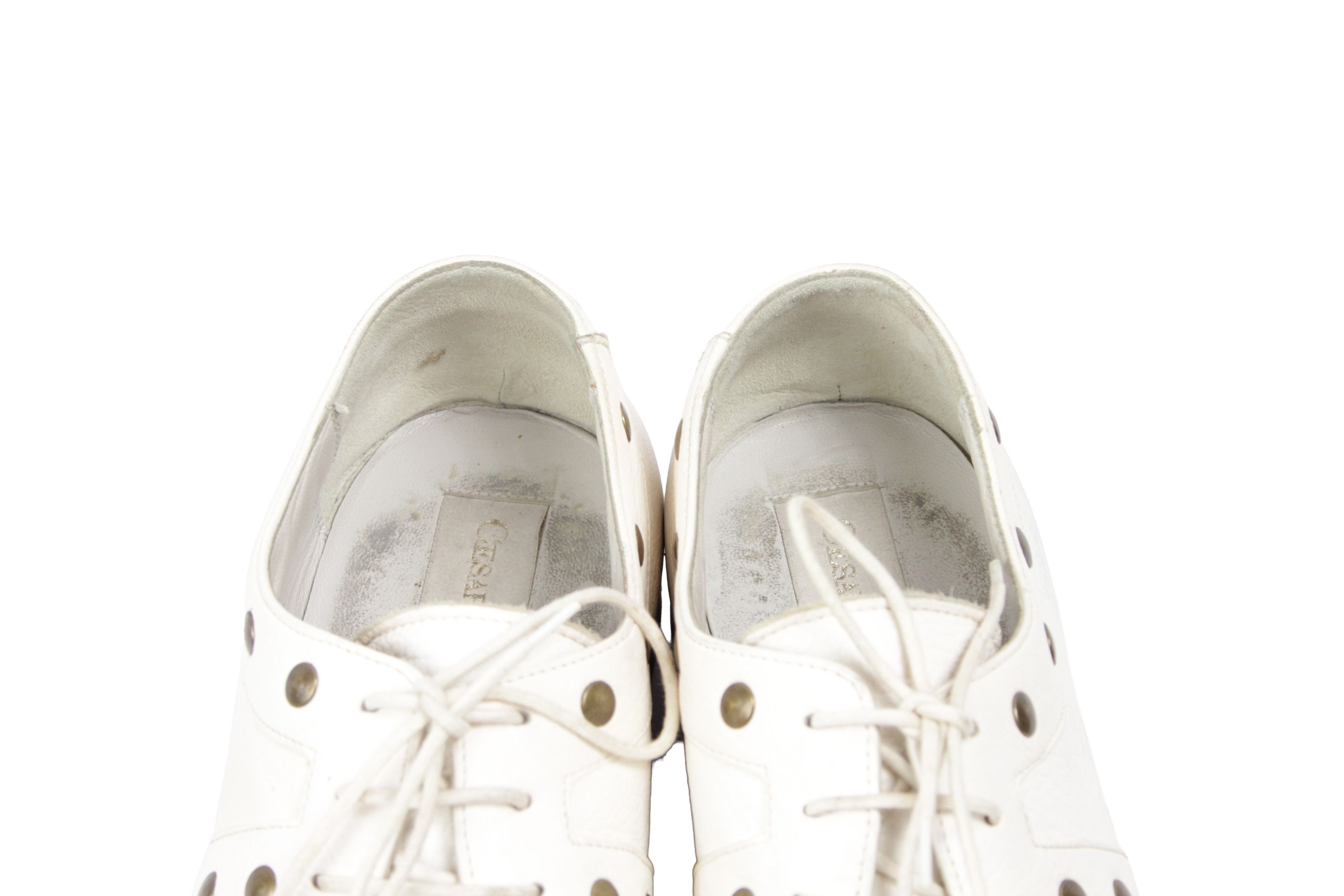 Paciotti 00S Y2K Avant Garde Studded Leather Derby Vintage Size US 11.5 / EU 44-45 - 12 Thumbnail