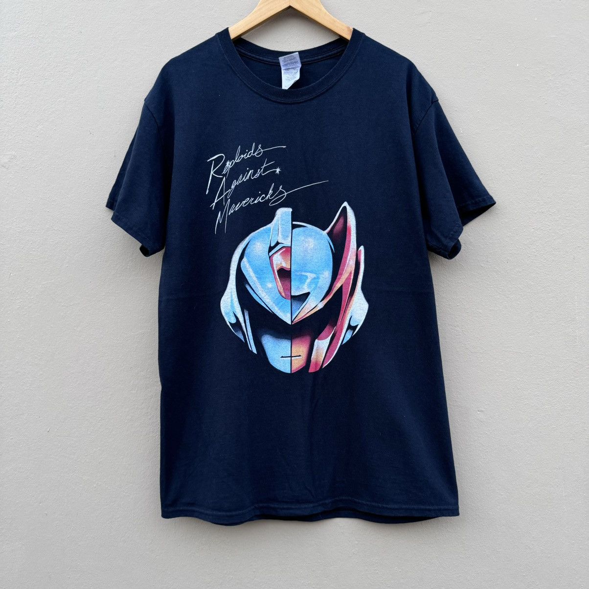 Vintage Vintage daft punk x rockman tee Size US L / EU 52-54 / 3 - 1 Thumbnail