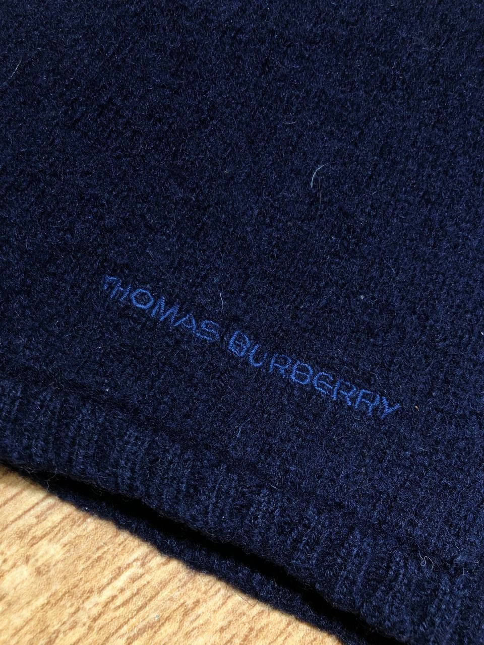 Burberry Thomas Burberry Blue Pullover Sweater HOODED Size US M / EU 48-50 / 2 - 7 Thumbnail